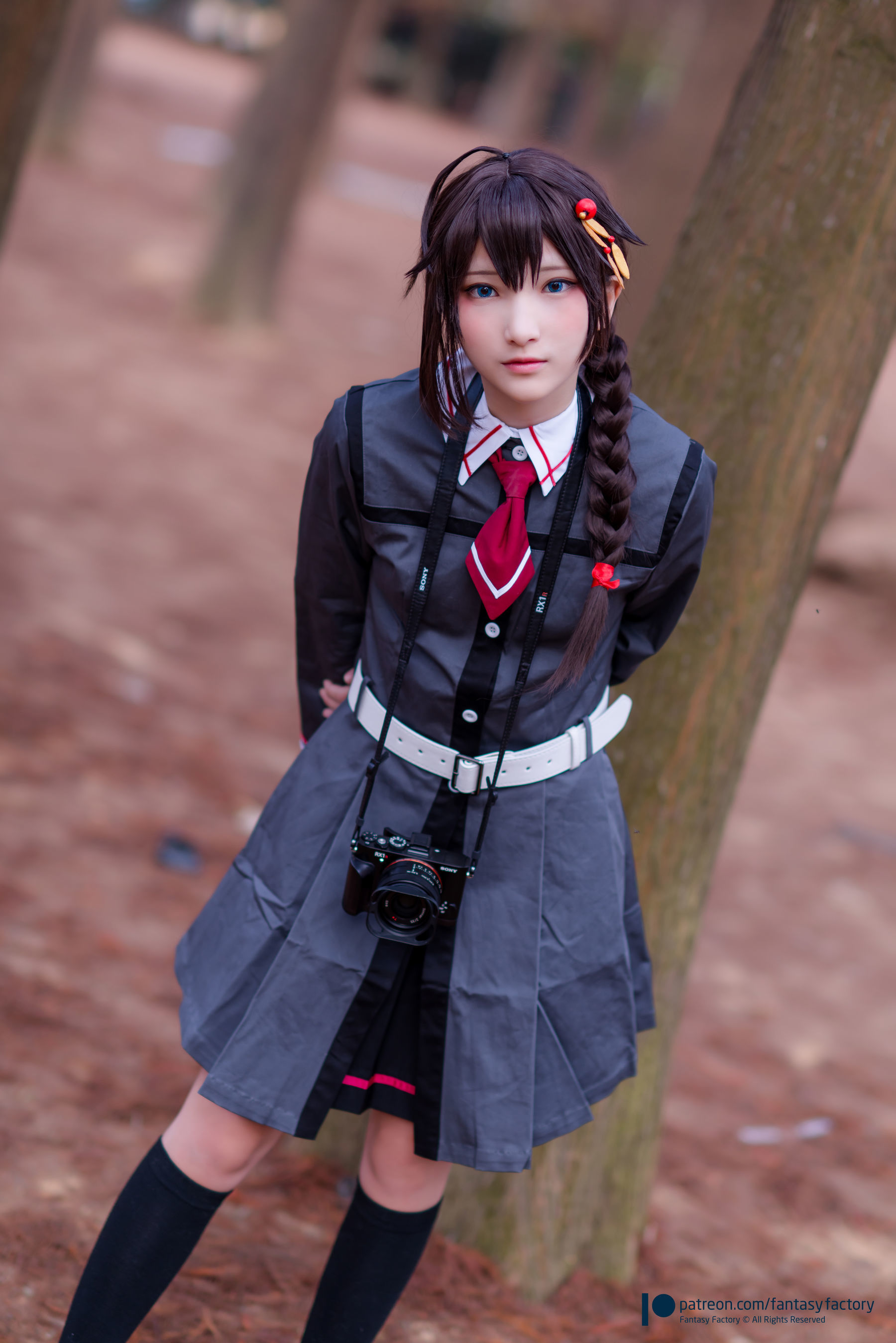 [Fantasy Factory] 小丁Cosplay – 和服 猫女女仆 Cosplay-第41张