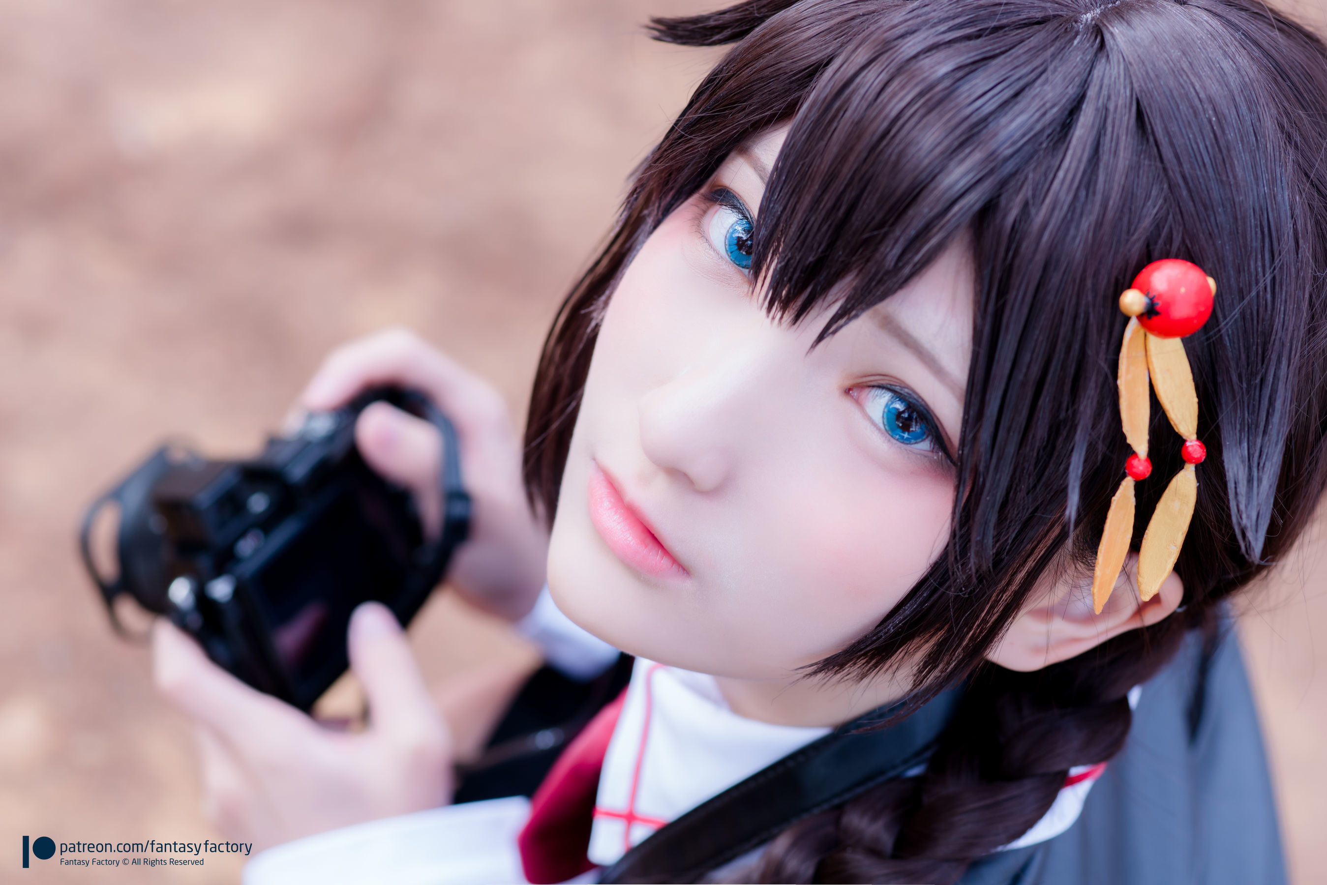 [Fantasy Factory] 小丁Cosplay – 和服 猫女女仆 Cosplay-第47张