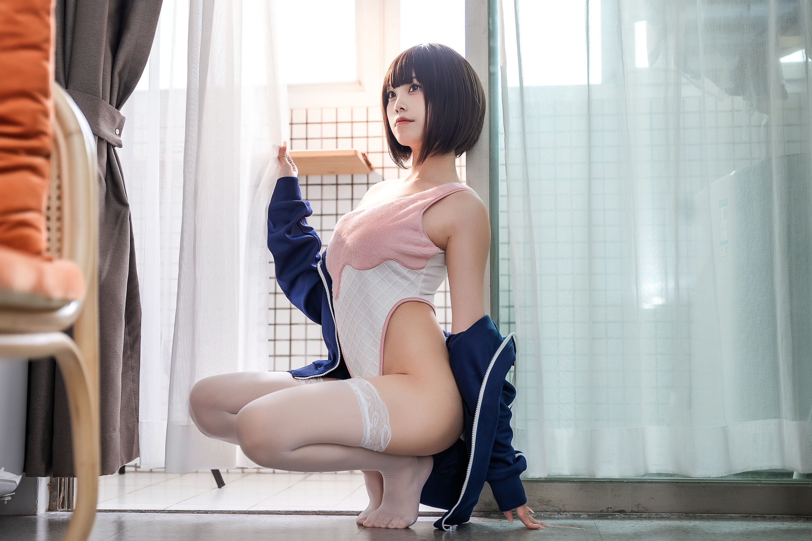 萌系小姐姐蜜汁猫裘 – 草莓圣代 Cosplay-第24张