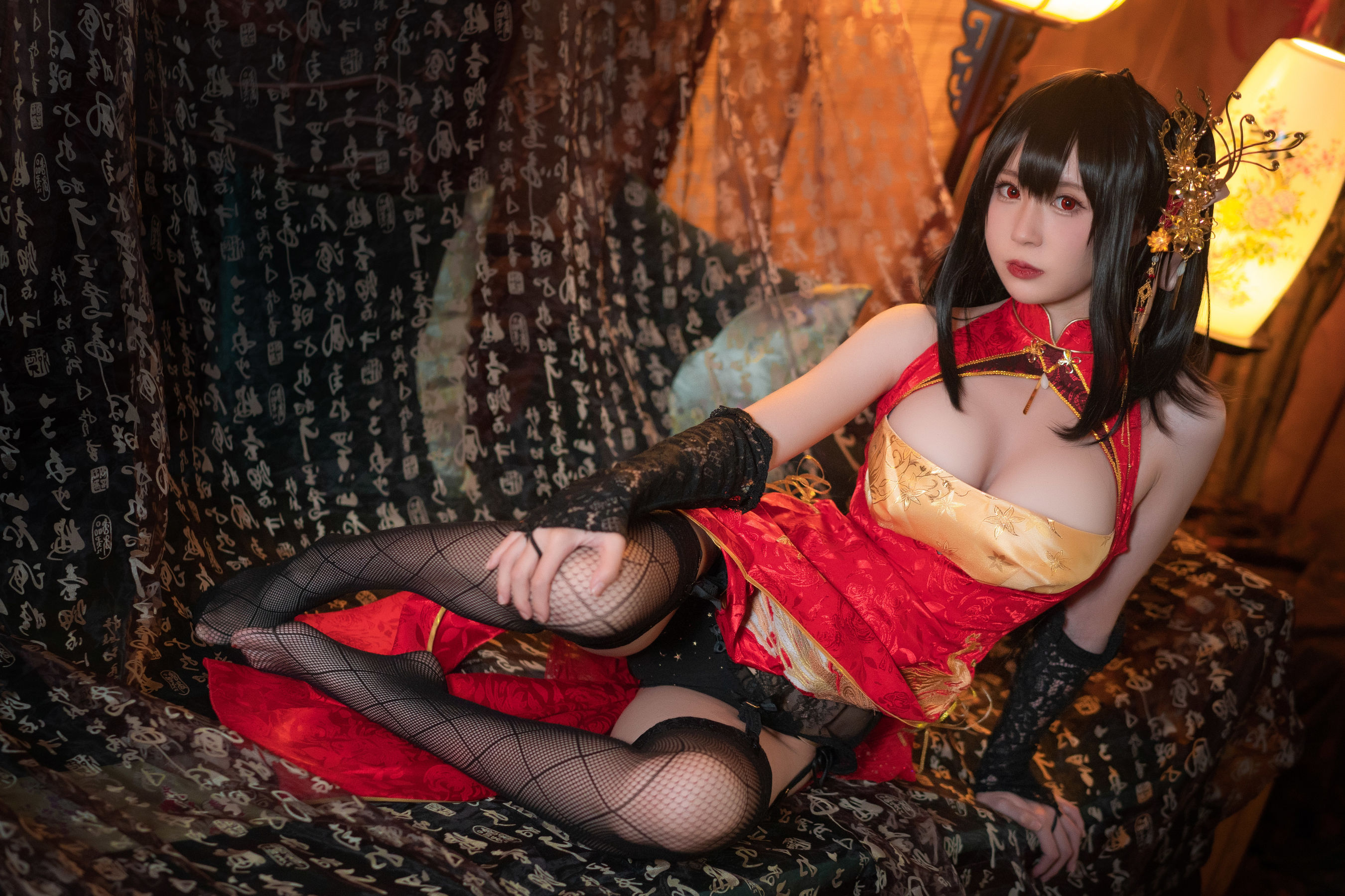 西园寺南歌 – 大凤 旗袍 Cosplay-第18张