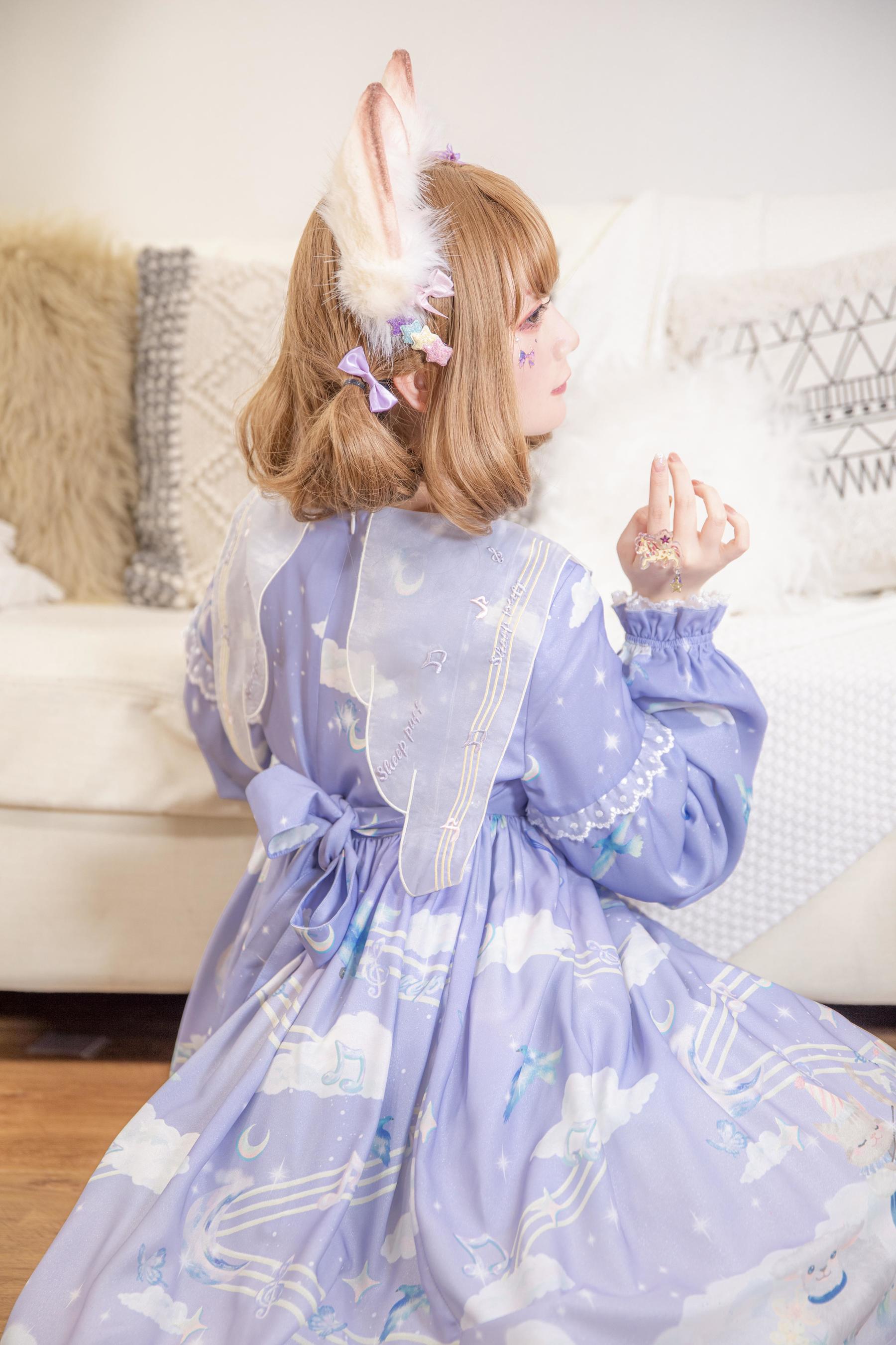 动漫博主弦音sic – Lolita乐队猫 Cosplay-第1张