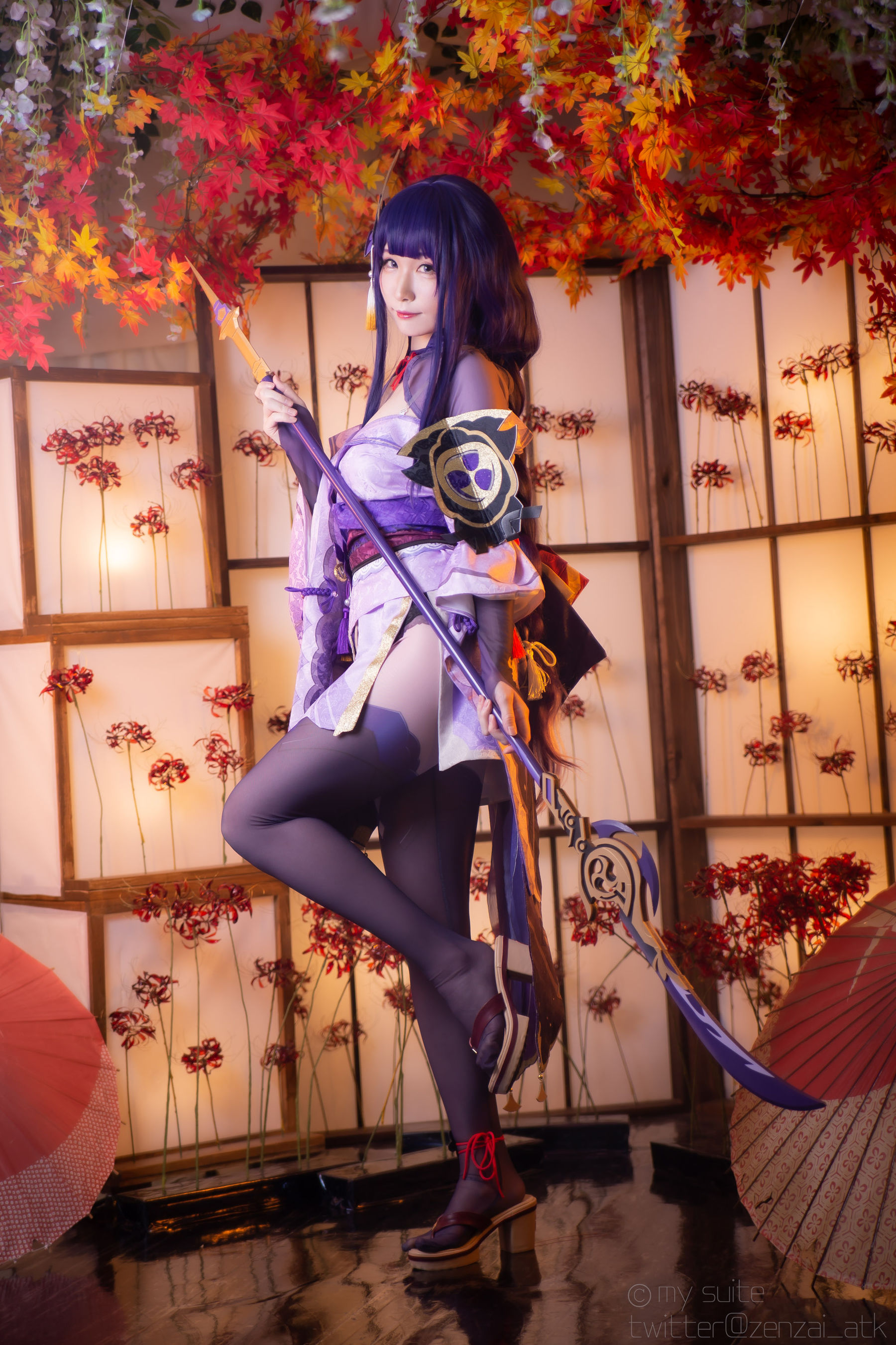 (Cosplay)[my suite] Atsuki あつき – Ikazuti 霆 (Genshin Impact) Cosplay-第23张