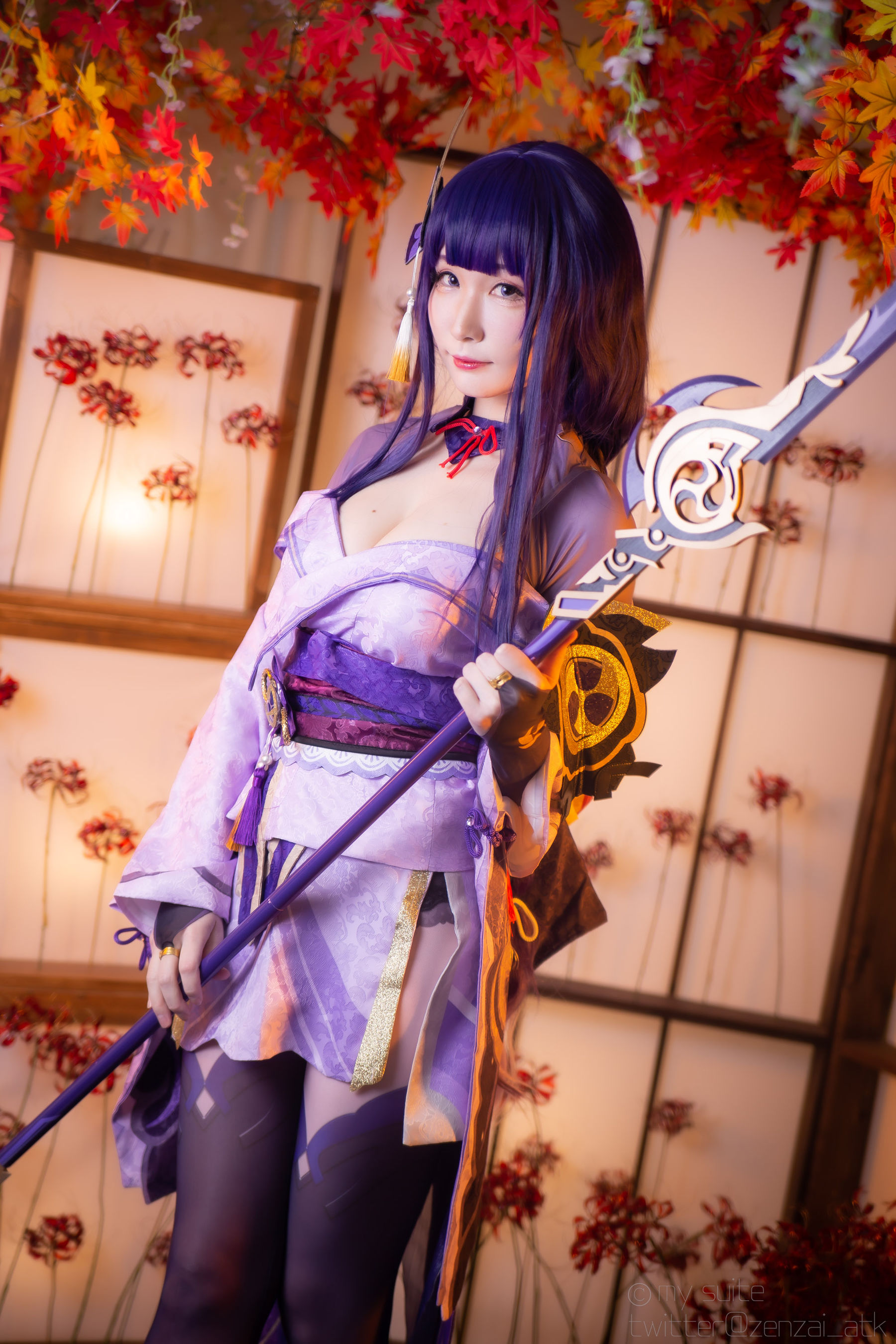 (Cosplay)[my suite] Atsuki あつき – Ikazuti 霆 (Genshin Impact) Cosplay-第26张