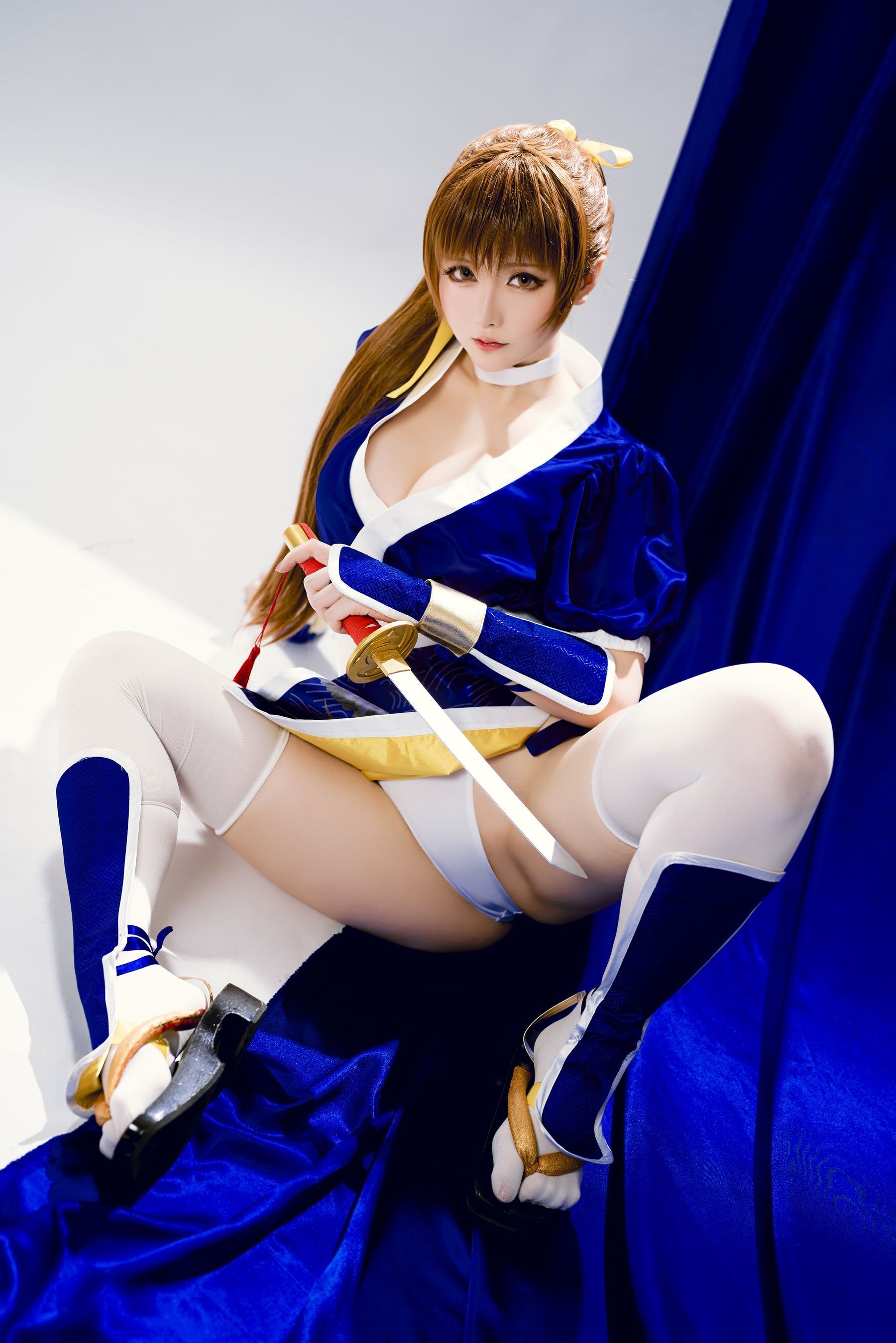 Coser小姐姐星之迟迟 – 死或生-霞 Cosplay-第19张