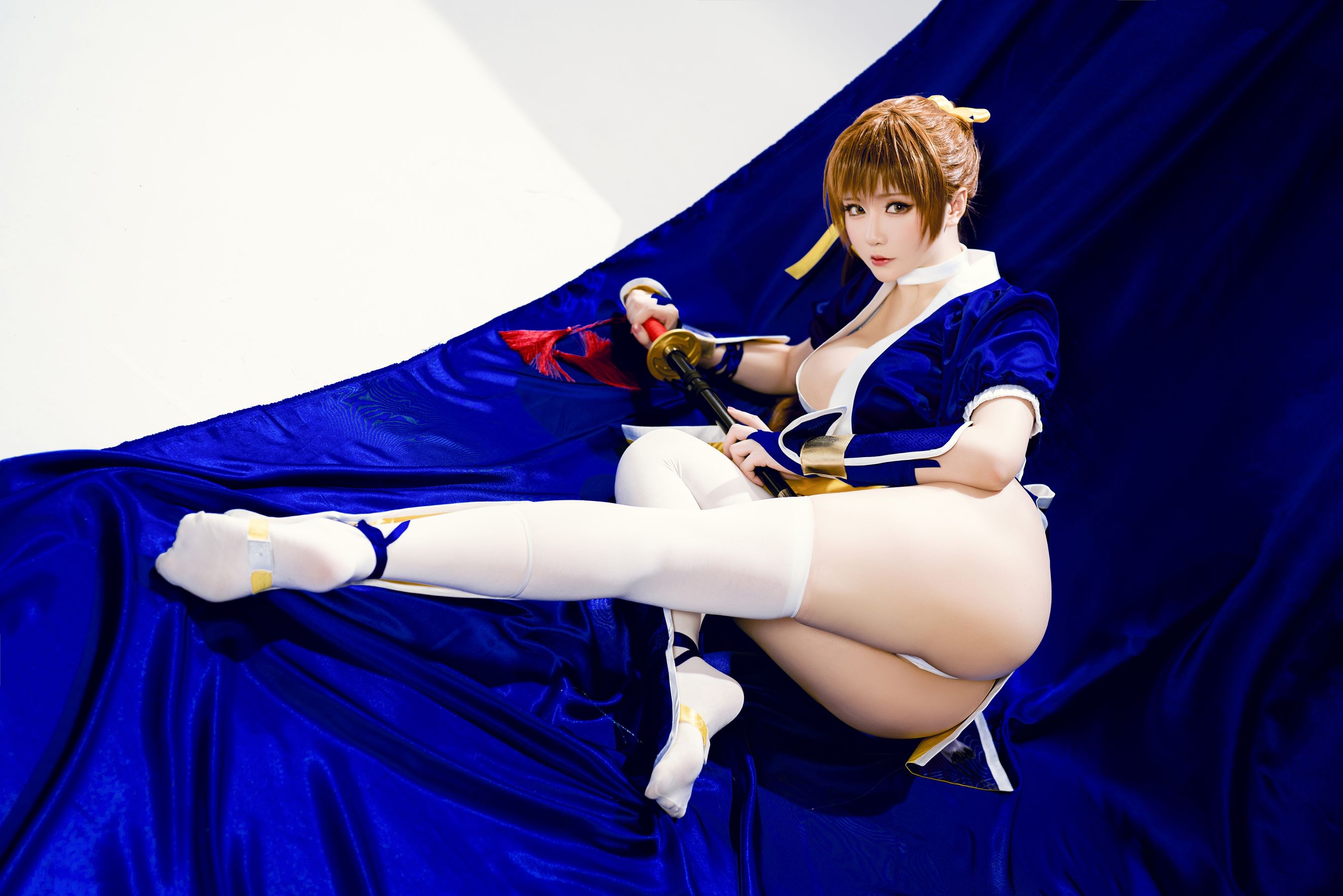 Coser小姐姐星之迟迟 – 死或生-霞 Cosplay-第27张