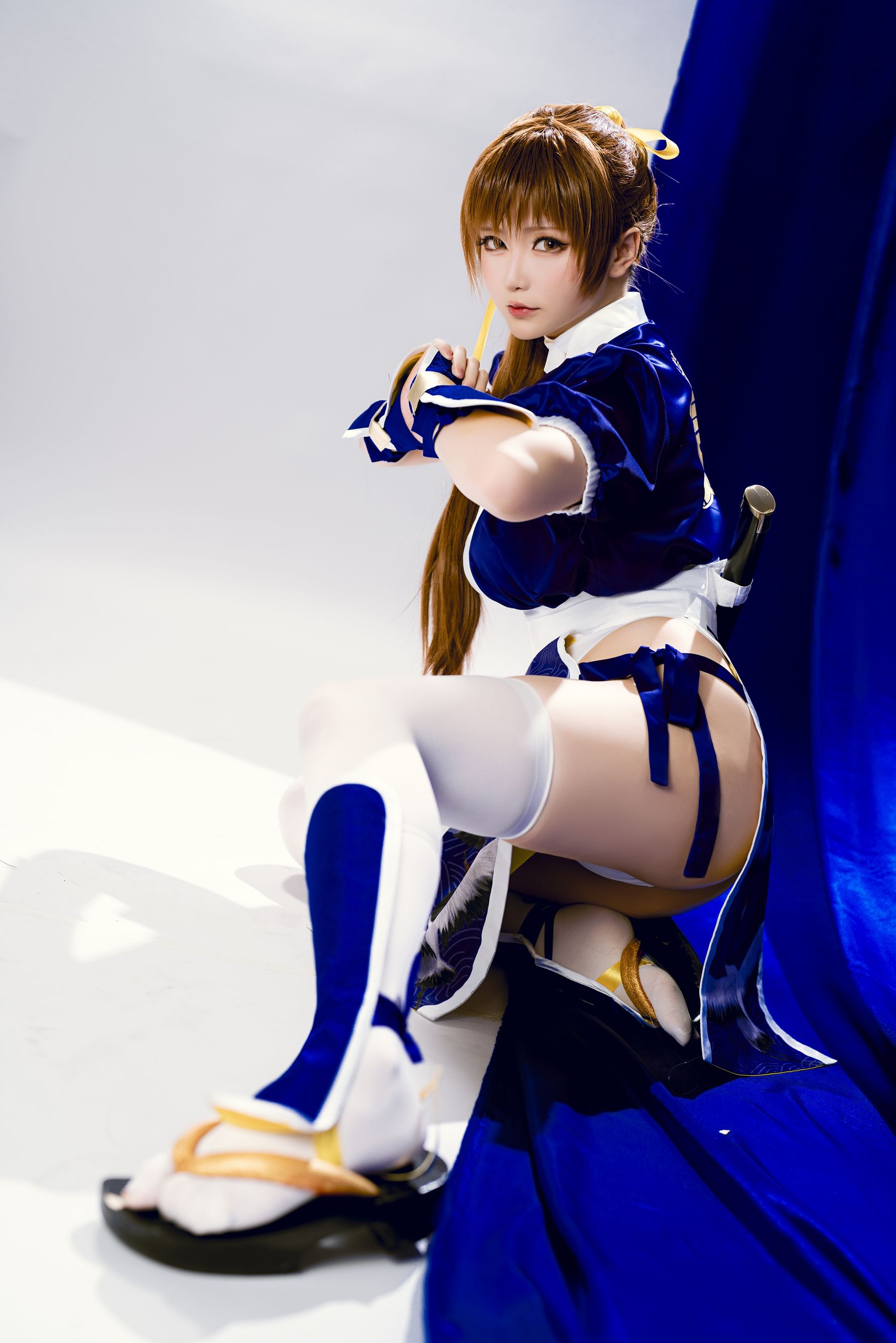 Coser小姐姐星之迟迟 – 死或生-霞 Cosplay-第29张