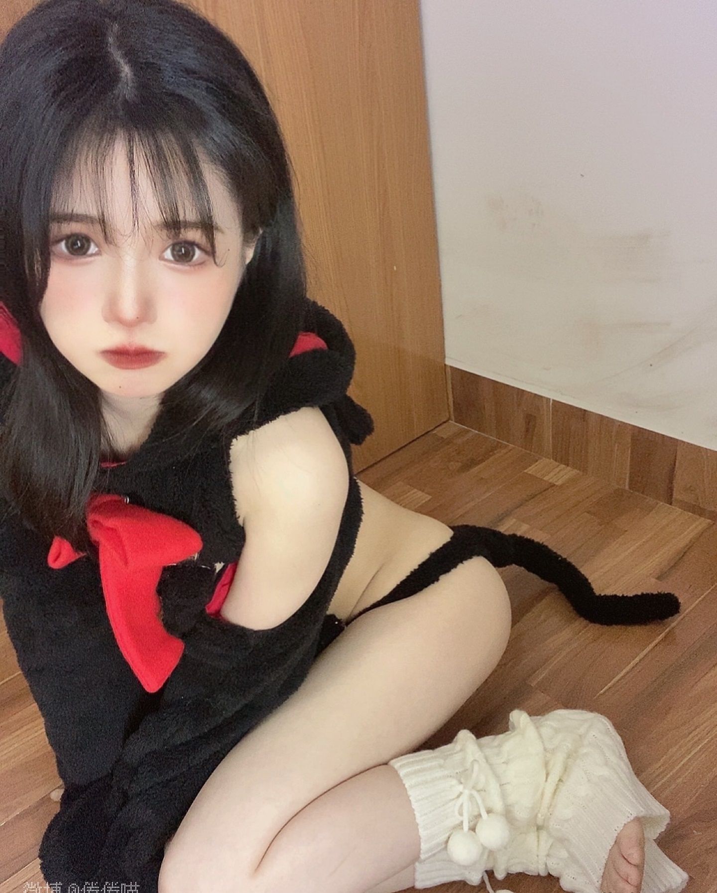 倦倦喵 – 黑猫 Cosplay-第1张