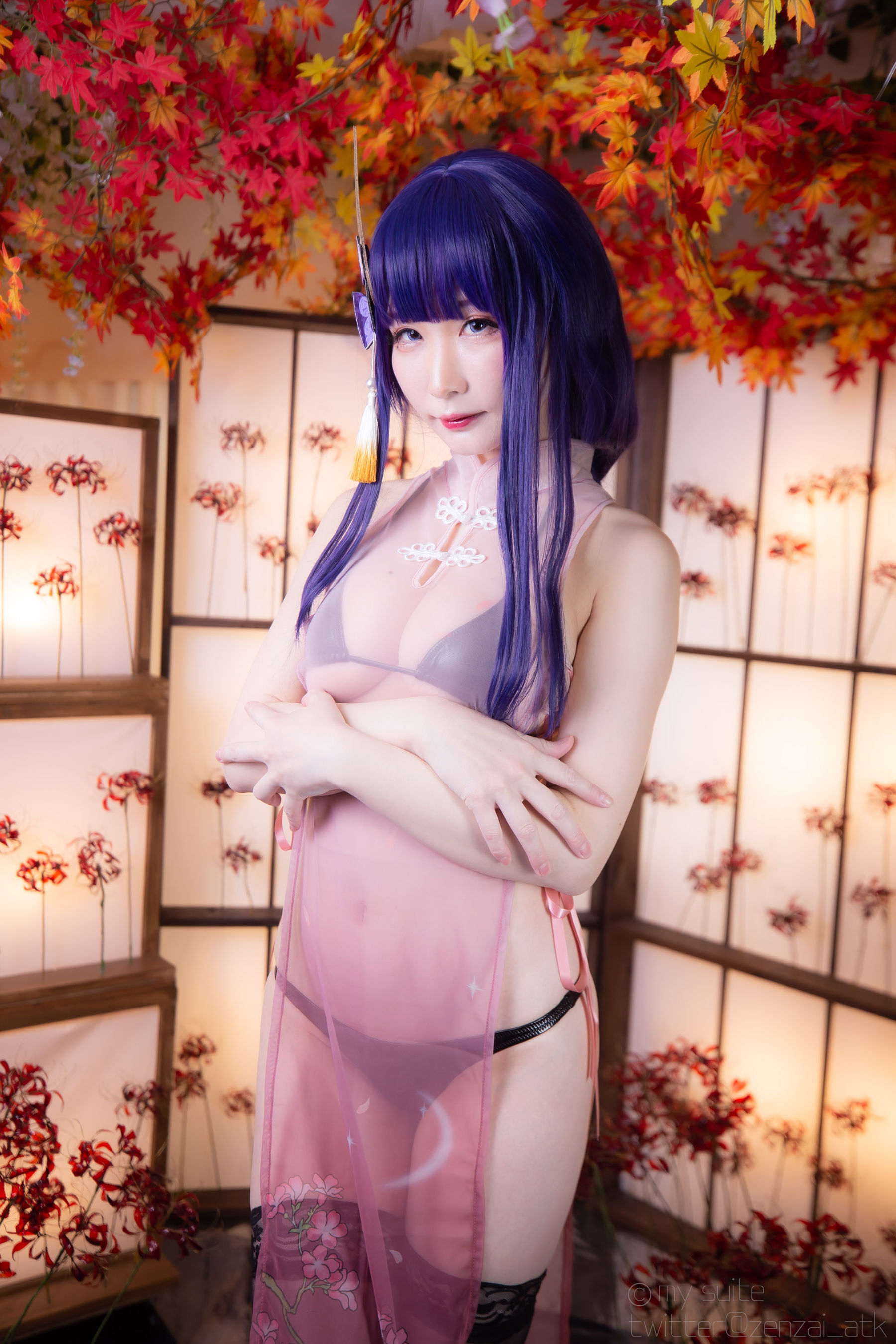 (Cosplay)[my suite] Atsuki あつき – Ikazuti 霆 (Genshin Impact) Cosplay-第125张