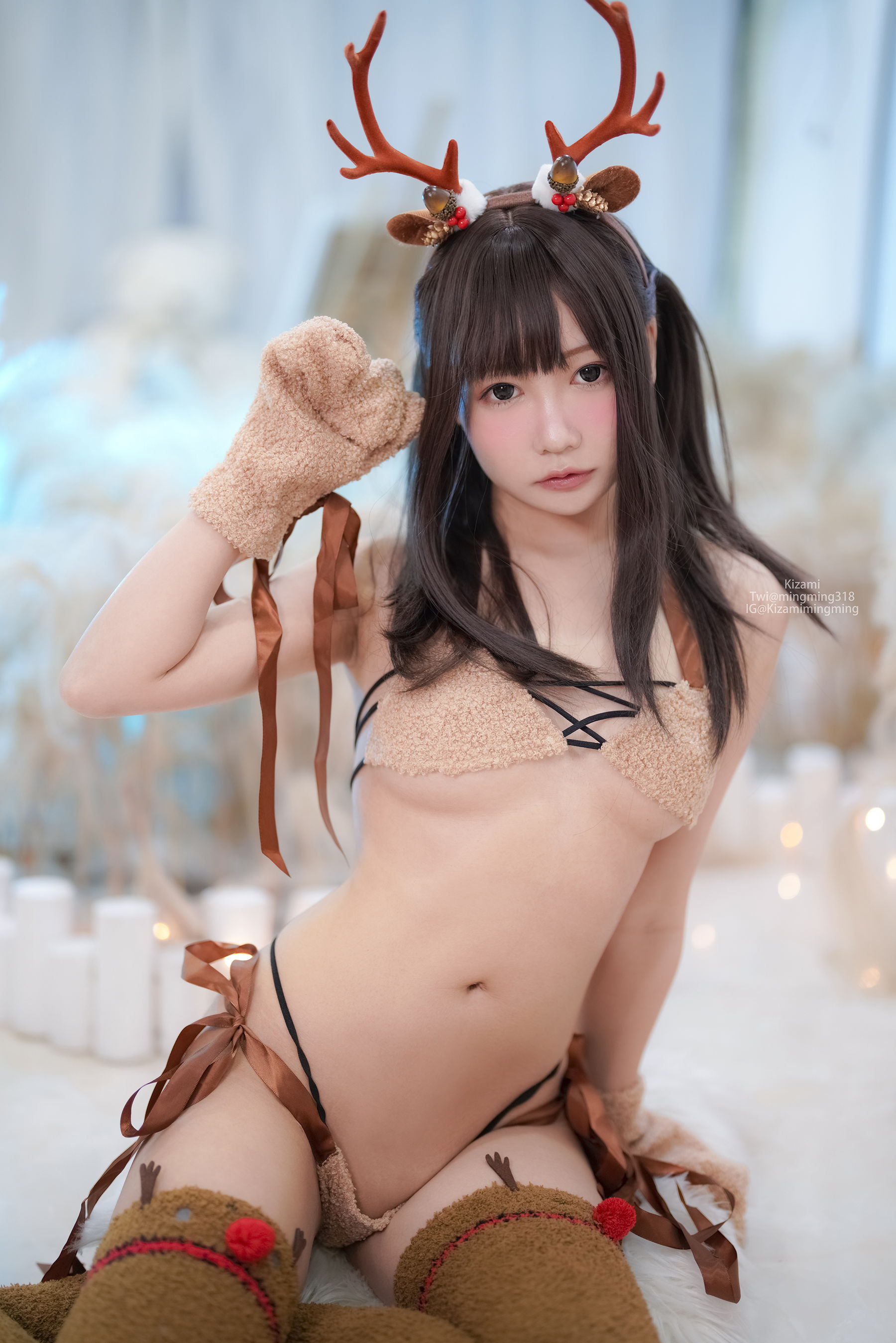 [銘銘Kizami] fantia 2021-12-25 Merry Christmas Cosplay-第1张