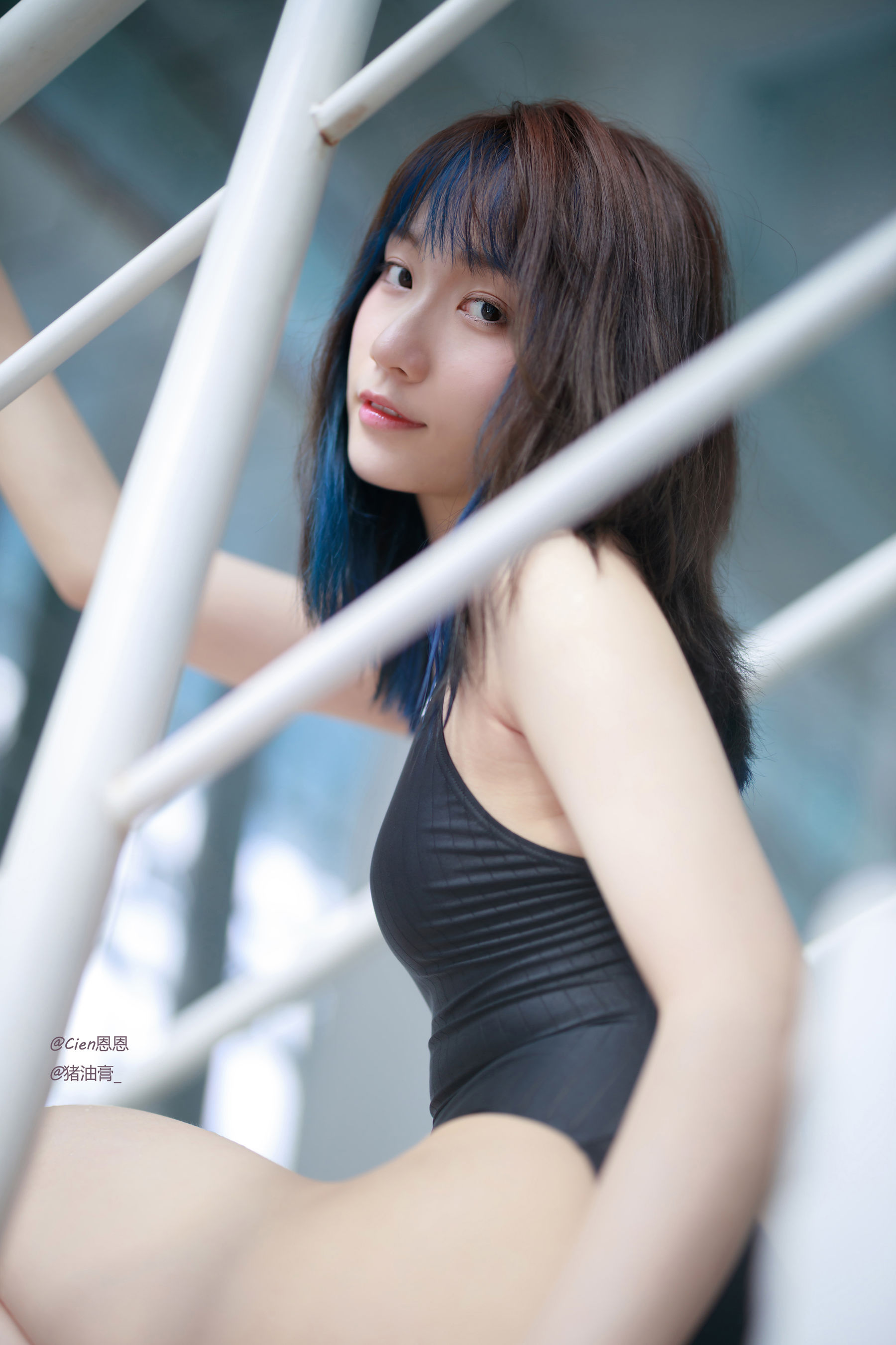 微博COS妹子Cien恩恩 – 竞泳 Cosplay-第35张
