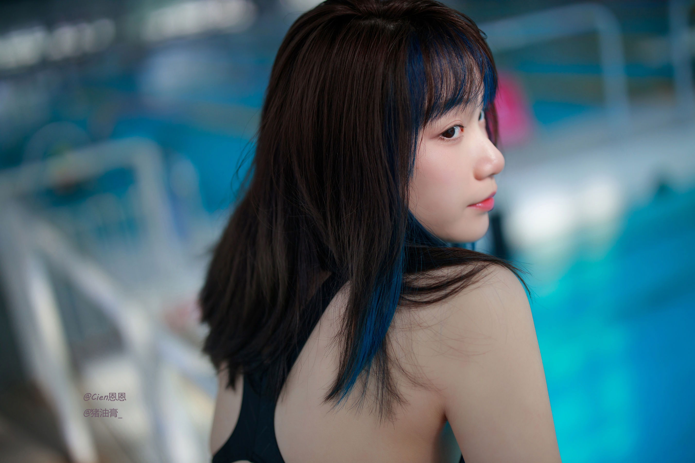 微博COS妹子Cien恩恩 – 竞泳 Cosplay-第38张