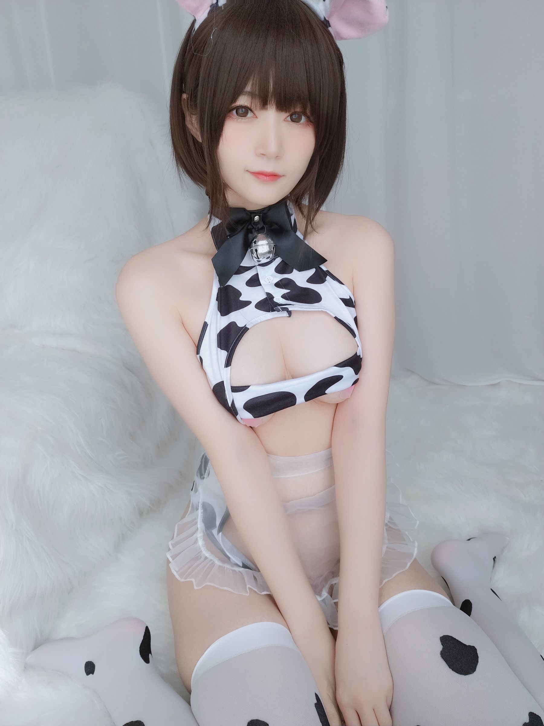 Coser小姐姐白银 – 可爱奶牛 Cosplay-第90张
