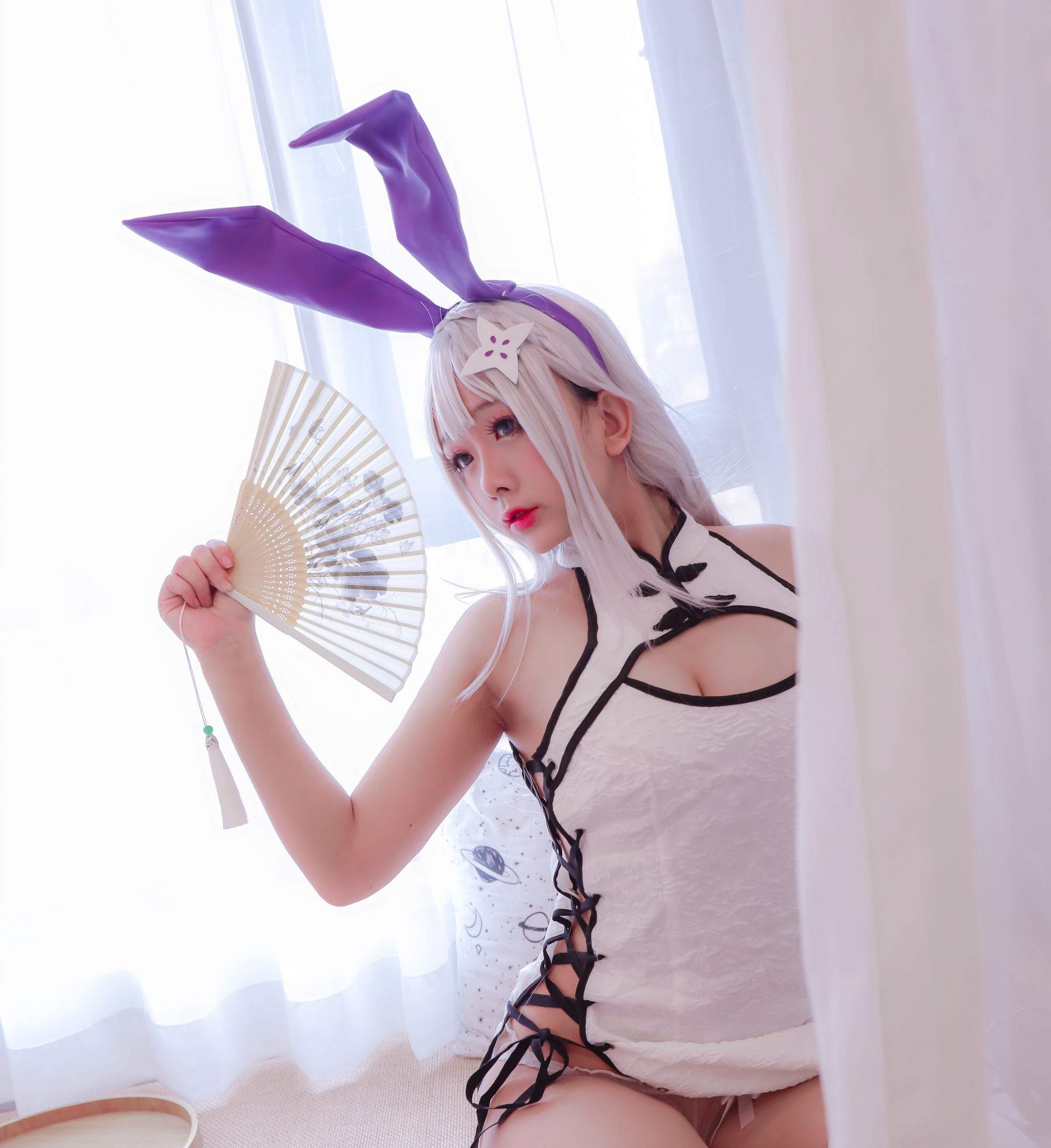 Cosplay日奈娇 白旗袍 Cosplay-第20张