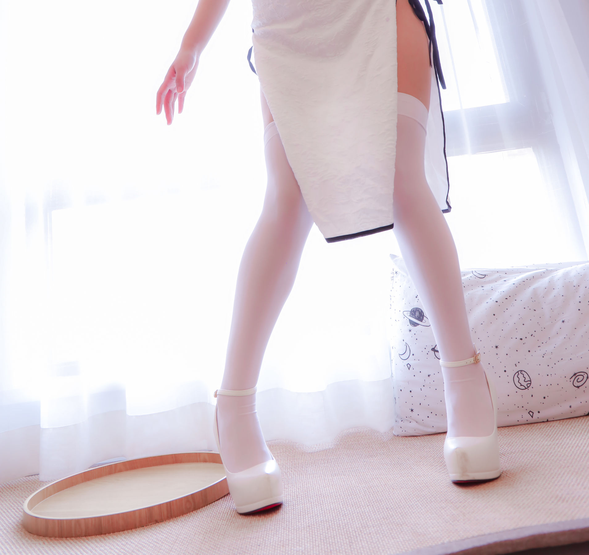 Cosplay日奈娇 白旗袍 Cosplay-第19张