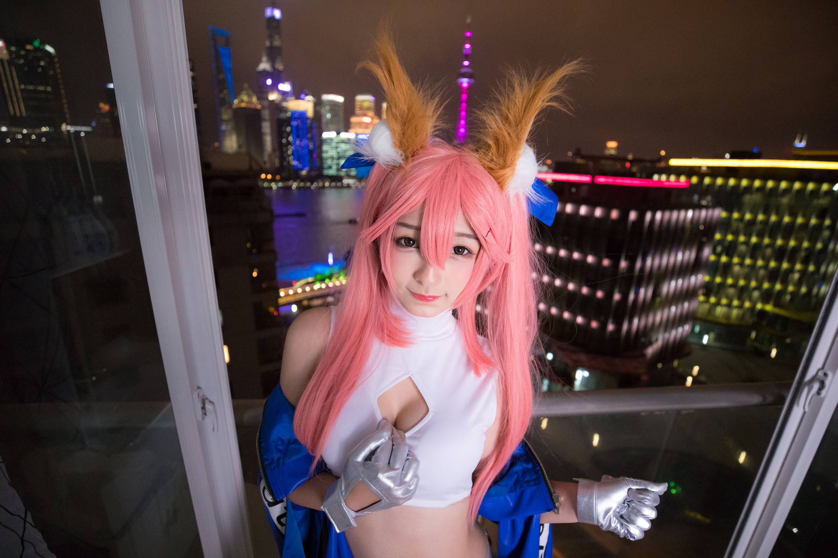 [萝莉COS] 神楽板真冬 目標はあなた、エンジン全開！！ Cosplay-第19张