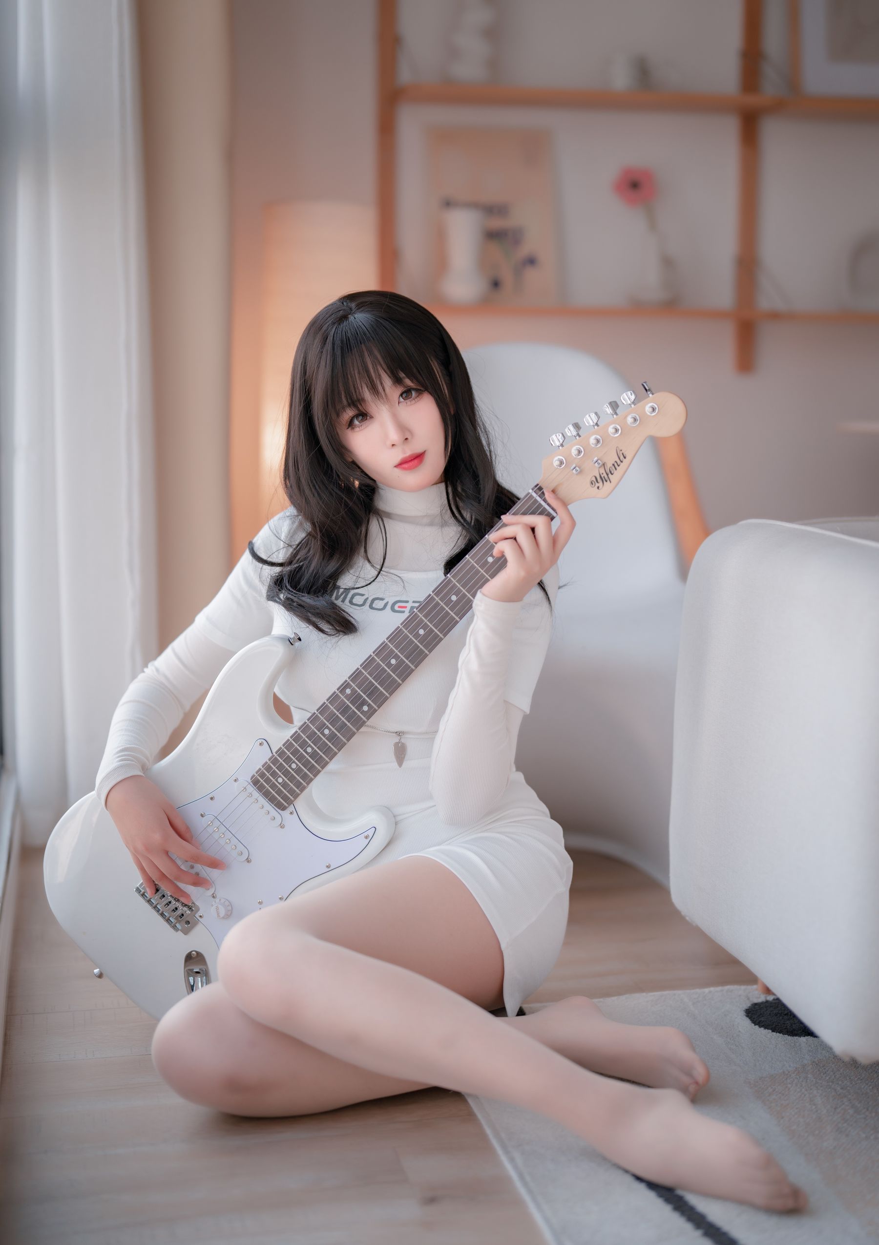 轩萧学姐 – 吉他妹妹 肉丝套 Cosplay-第26张