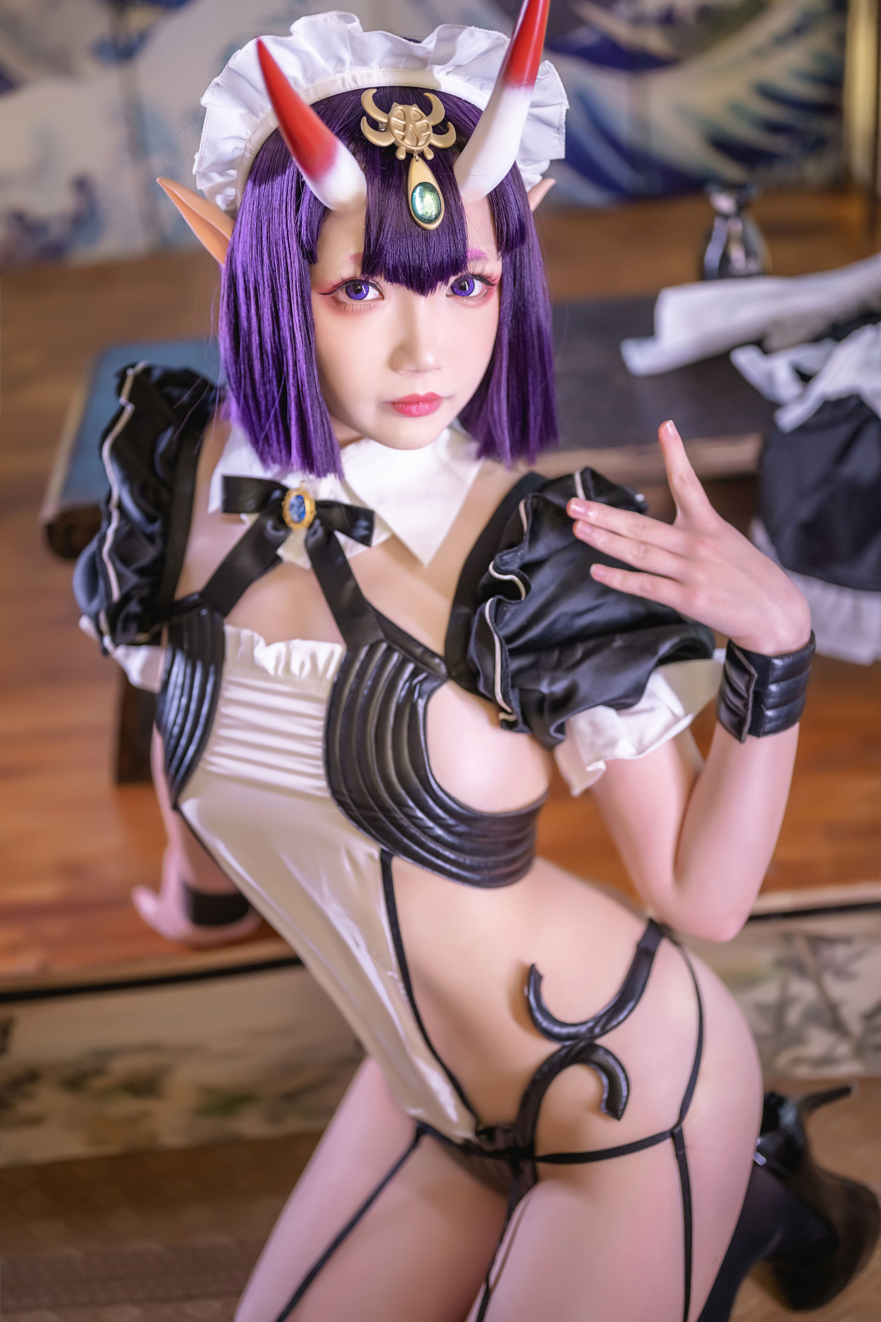 Cos小姐姐雪琪 – 酒吞童子女仆 Cosplay-第22张