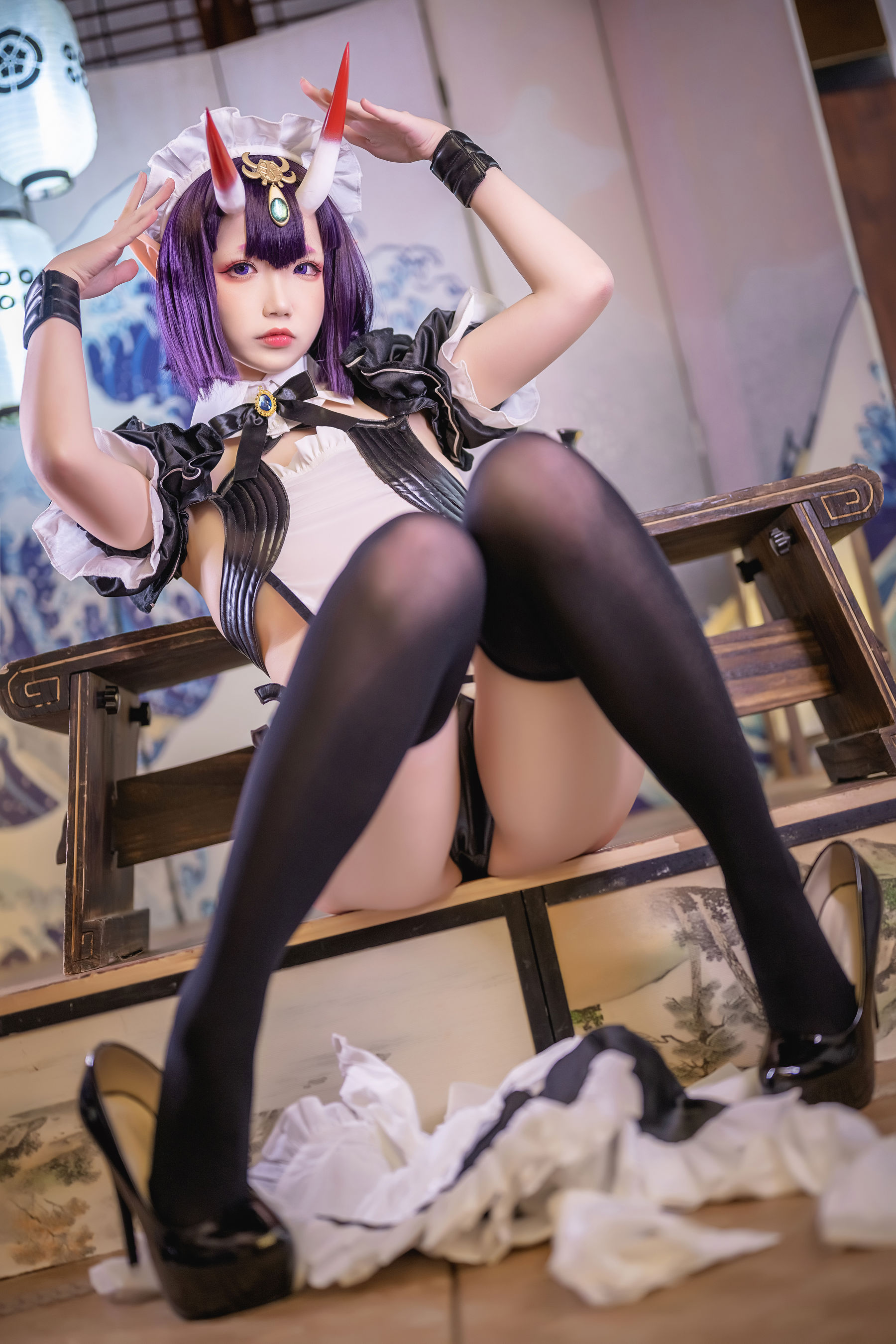 Cos小姐姐雪琪 – 酒吞童子女仆 Cosplay-第32张