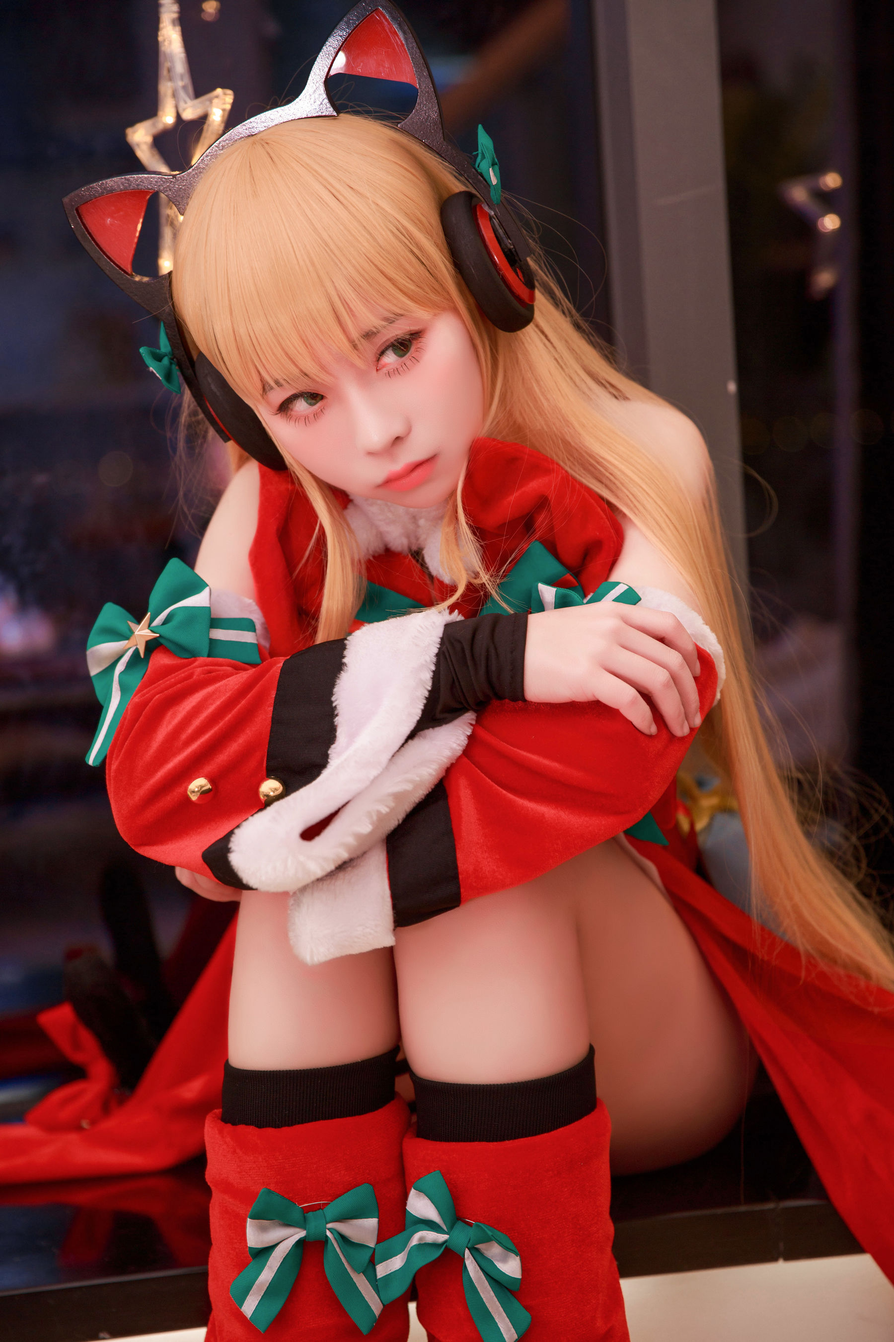 动漫博主G44不会受伤 – TMP圣诞 Cosplay-第1张