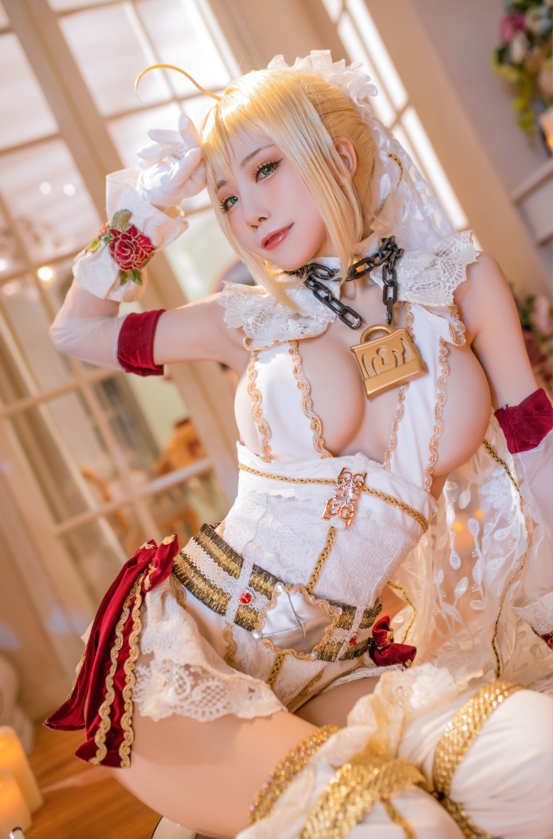 动漫博主水淼aqua – 尼禄x玉藻前 Cosplay-第55张