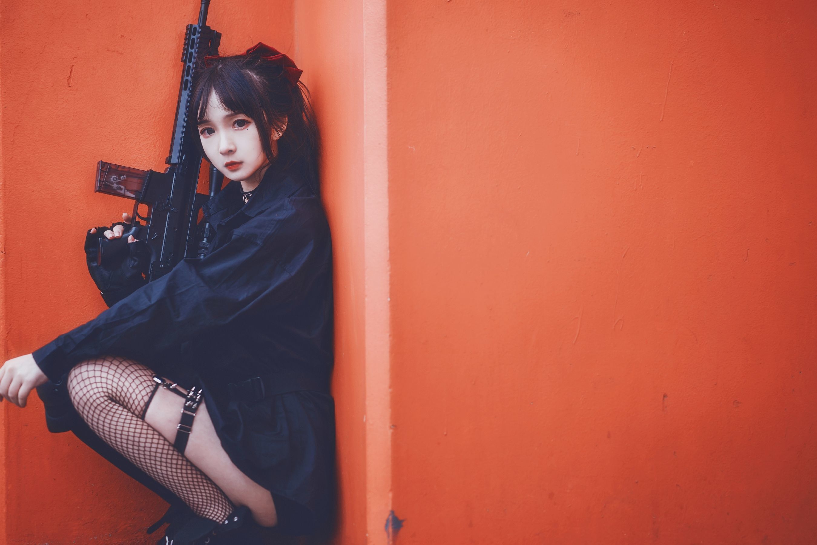 二次元美女古川kagura – 武装JK Cosplay-第16张