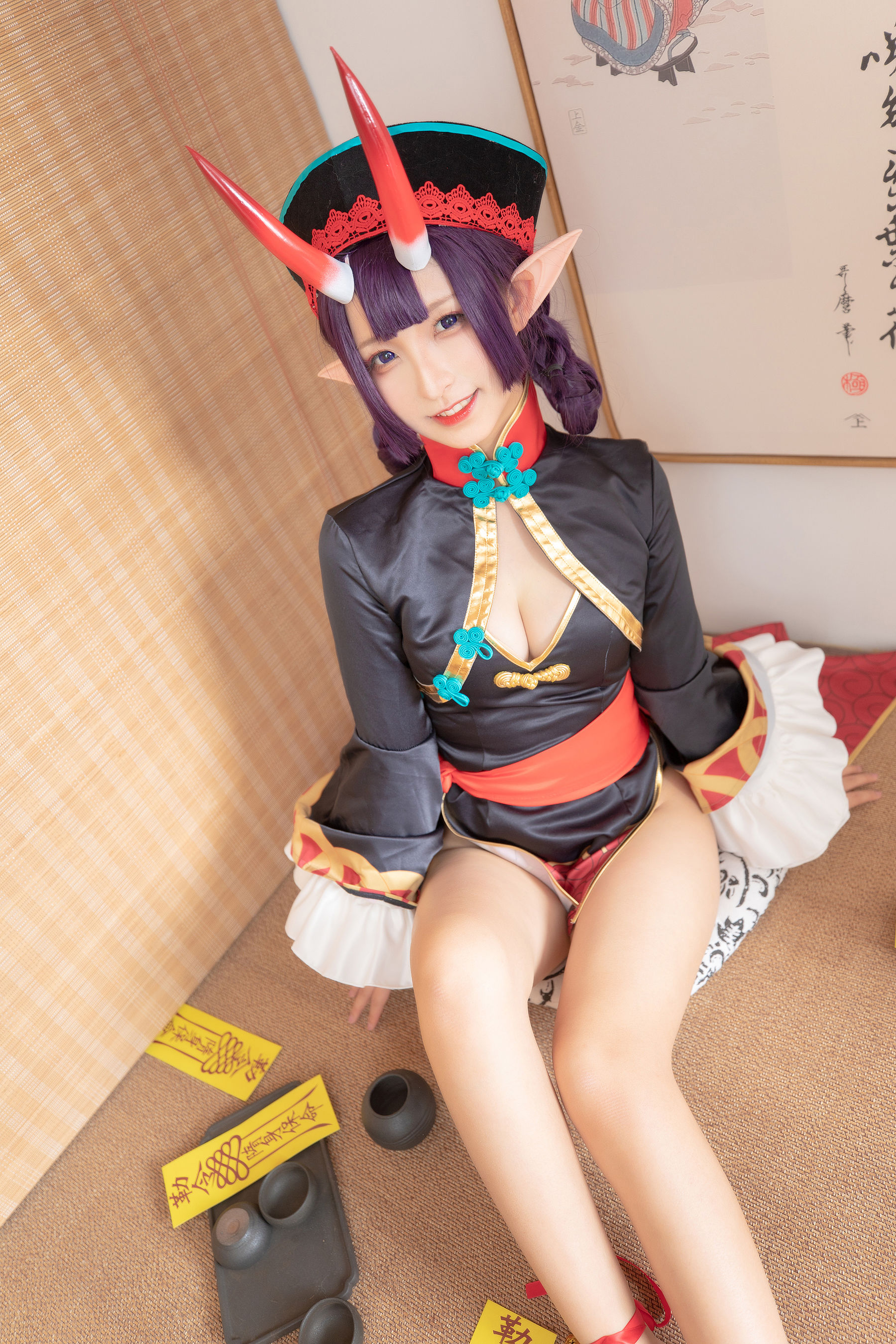 萝莉神楽板真冬之果実の酒気-酒吞cos Cosplay-第26张