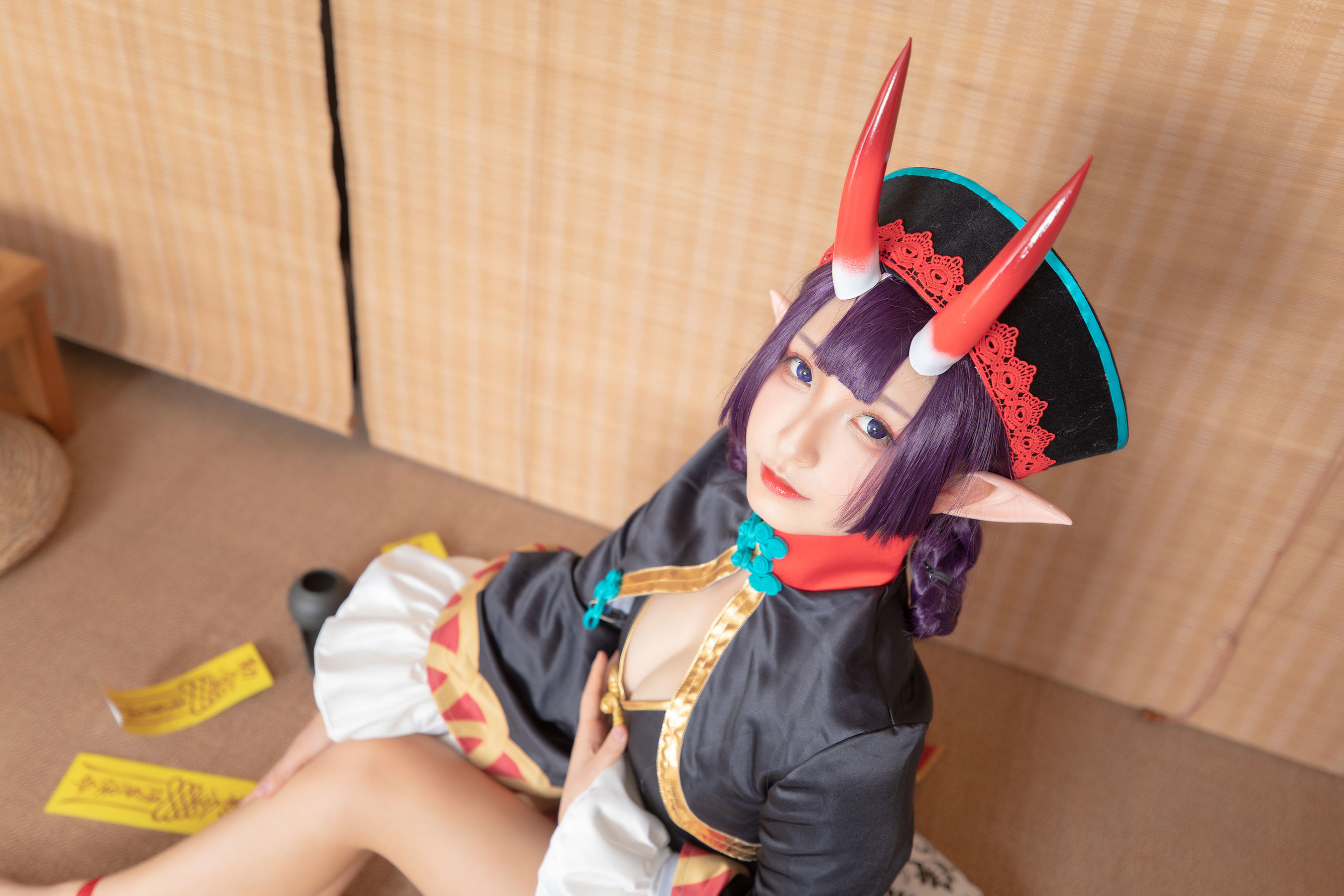 萝莉神楽板真冬之果実の酒気-酒吞cos Cosplay-第27张