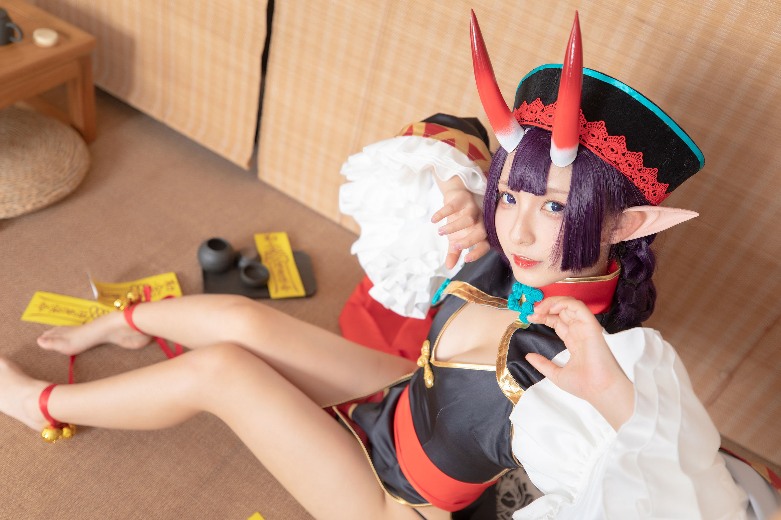 萝莉神楽板真冬之果実の酒気-酒吞cos Cosplay-第31张