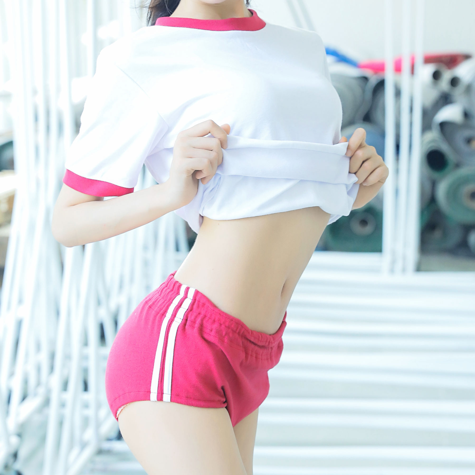 [萝莉COS] 木绵绵OwO – 上体育课啦 Cosplay-第28张