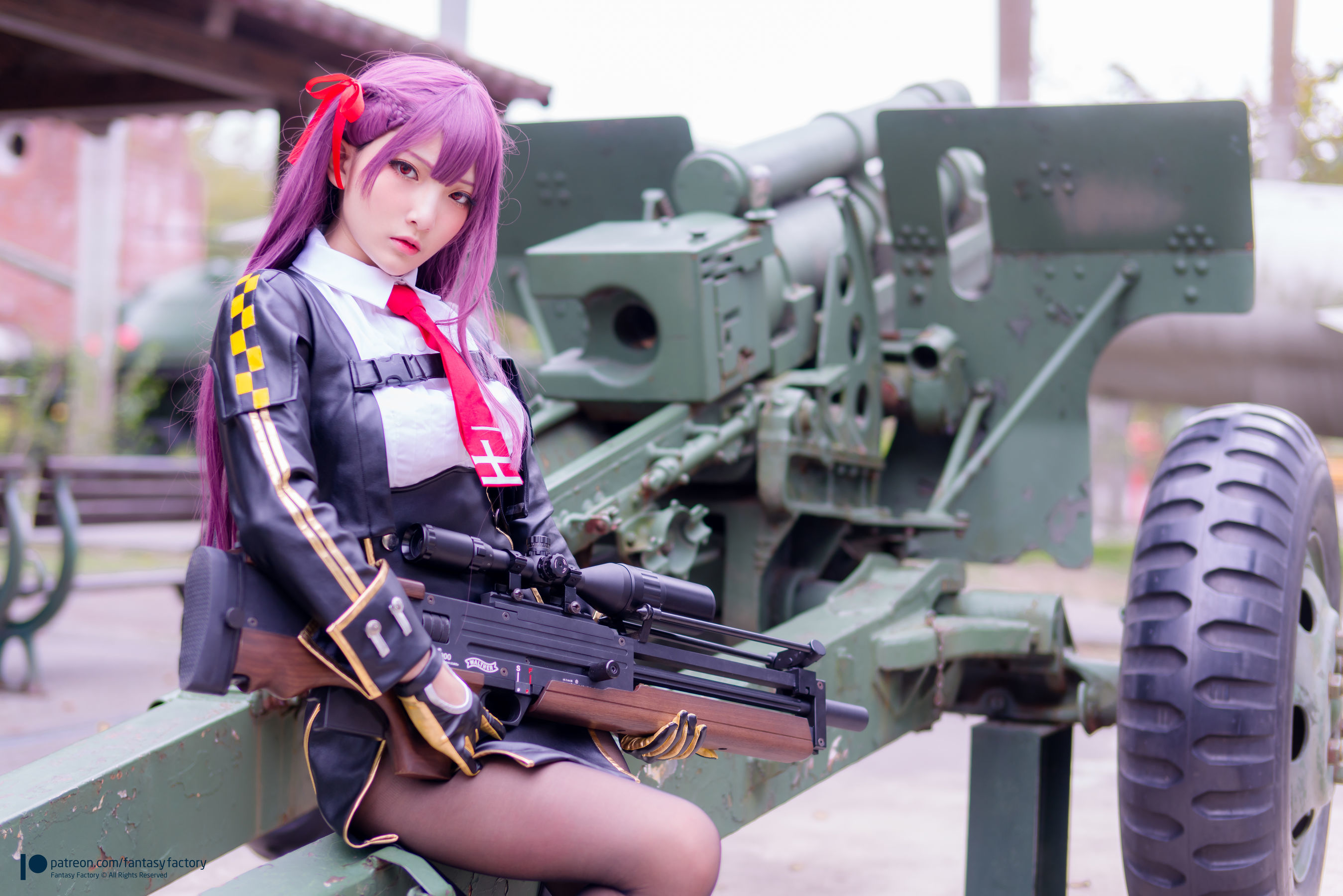 [Fantasy Factory] 小丁Cosplay – 黑丝 黑胶 女杀手 Cosplay-第26张