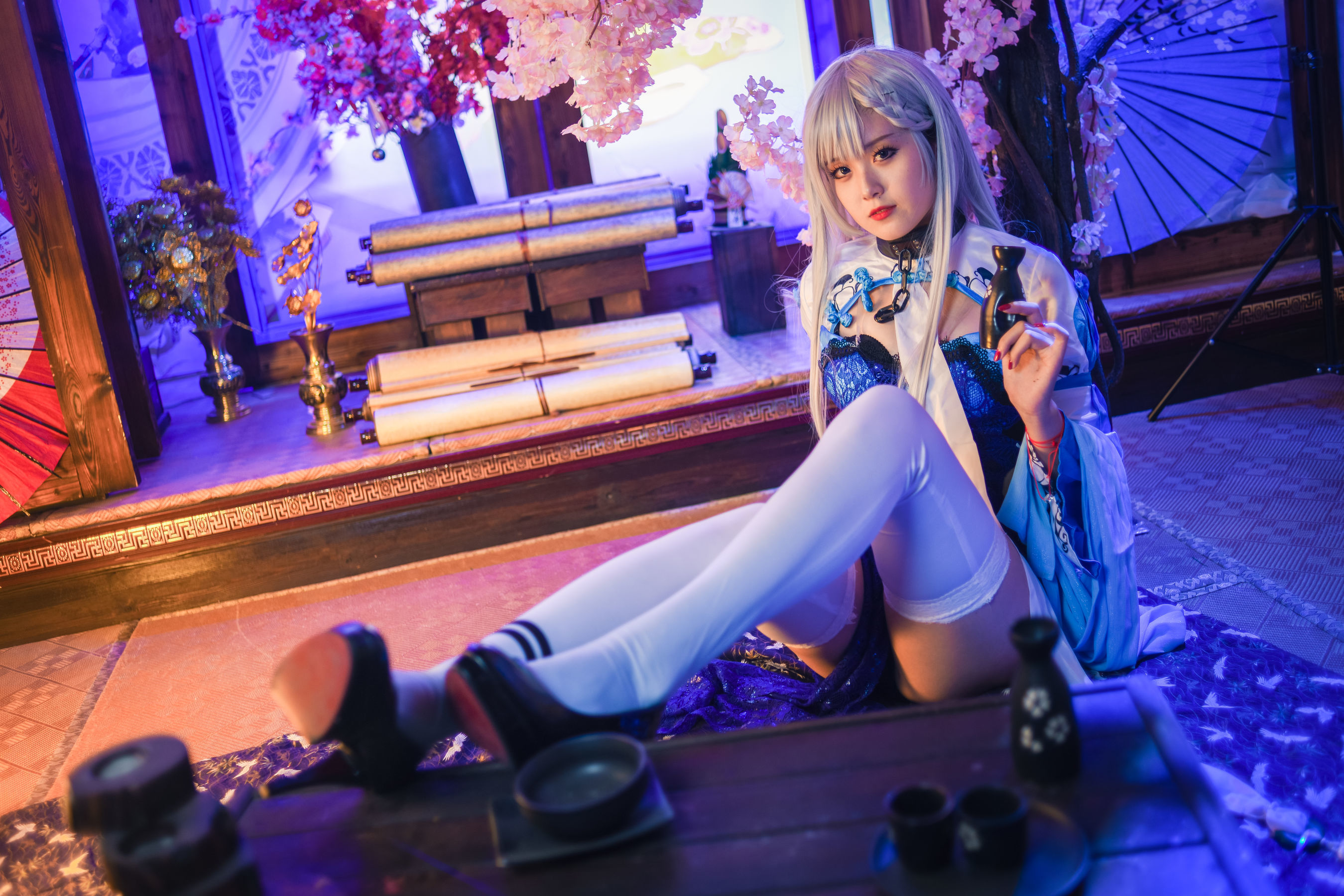 Coser小姐姐Akisoso秋楚楚 贝法 不知火 Cosplay-第11张