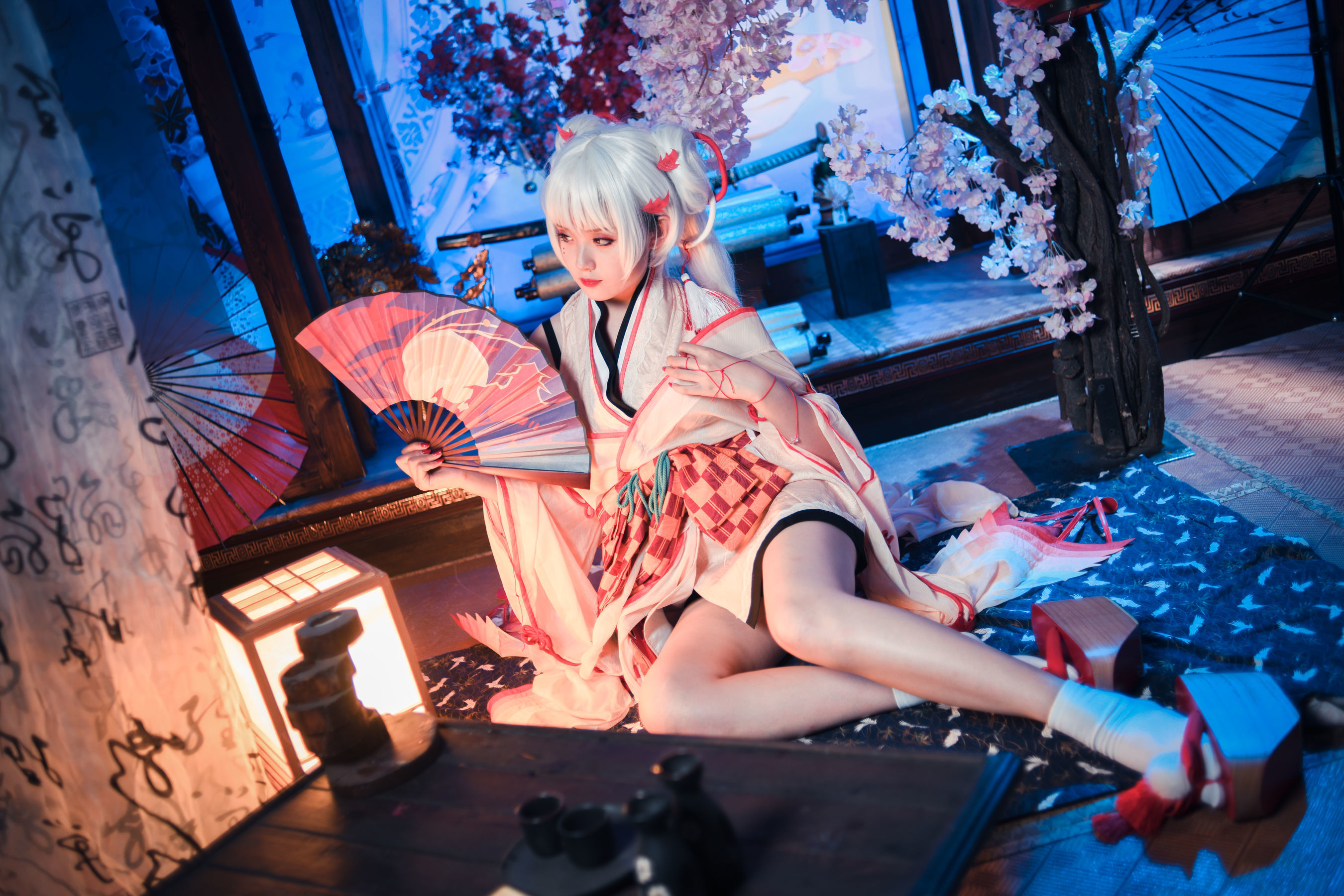 Coser小姐姐Akisoso秋楚楚 贝法 不知火 Cosplay-第20张