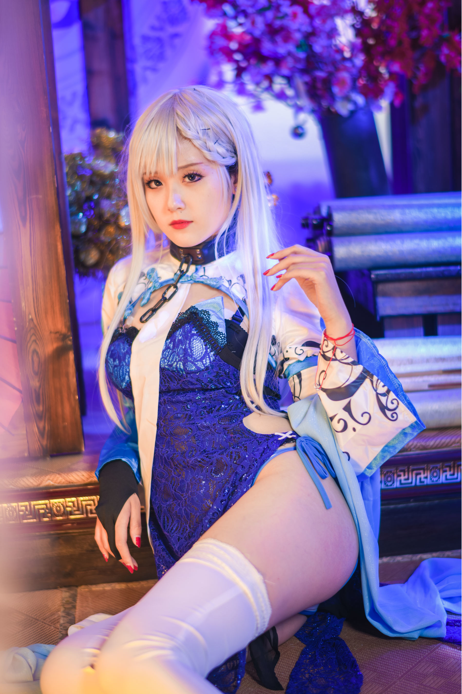 Coser小姐姐Akisoso秋楚楚 贝法 不知火 Cosplay-第23张