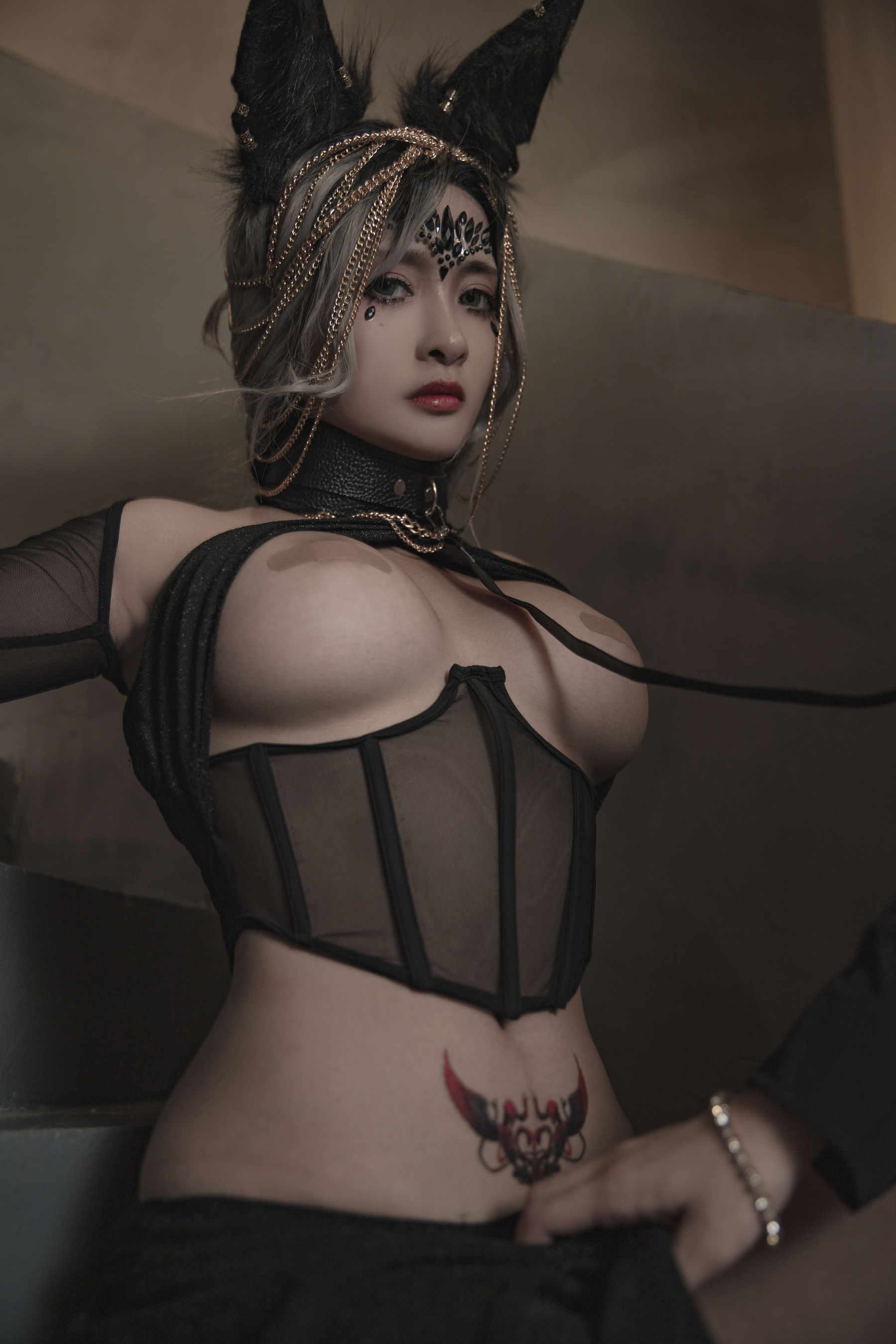 动漫博主洛璃LoLiSAMA – 狼少女 狼女的调教 Cosplay-第34张