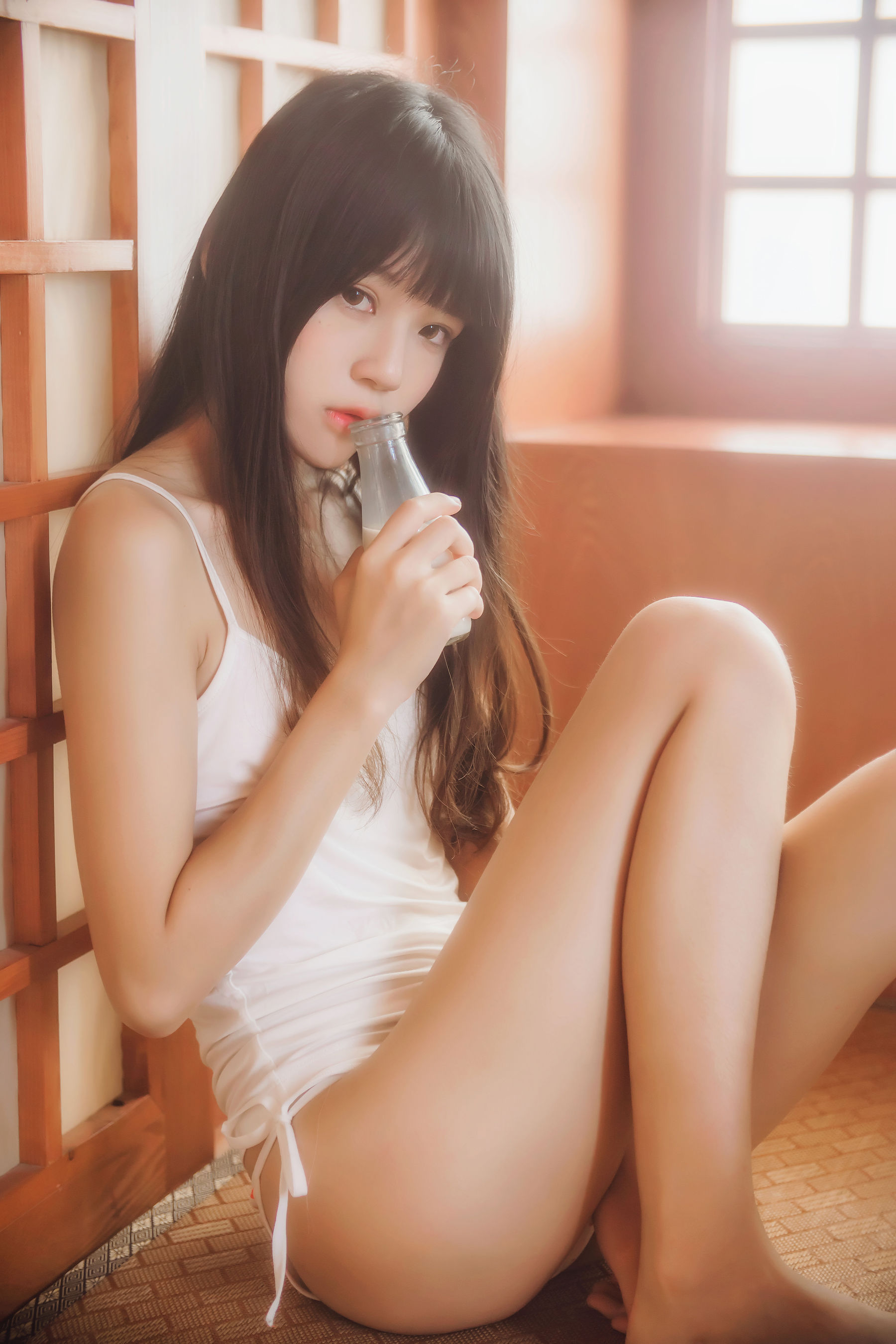 桜桃喵《小背心换水手服》 Cosplay-第91张