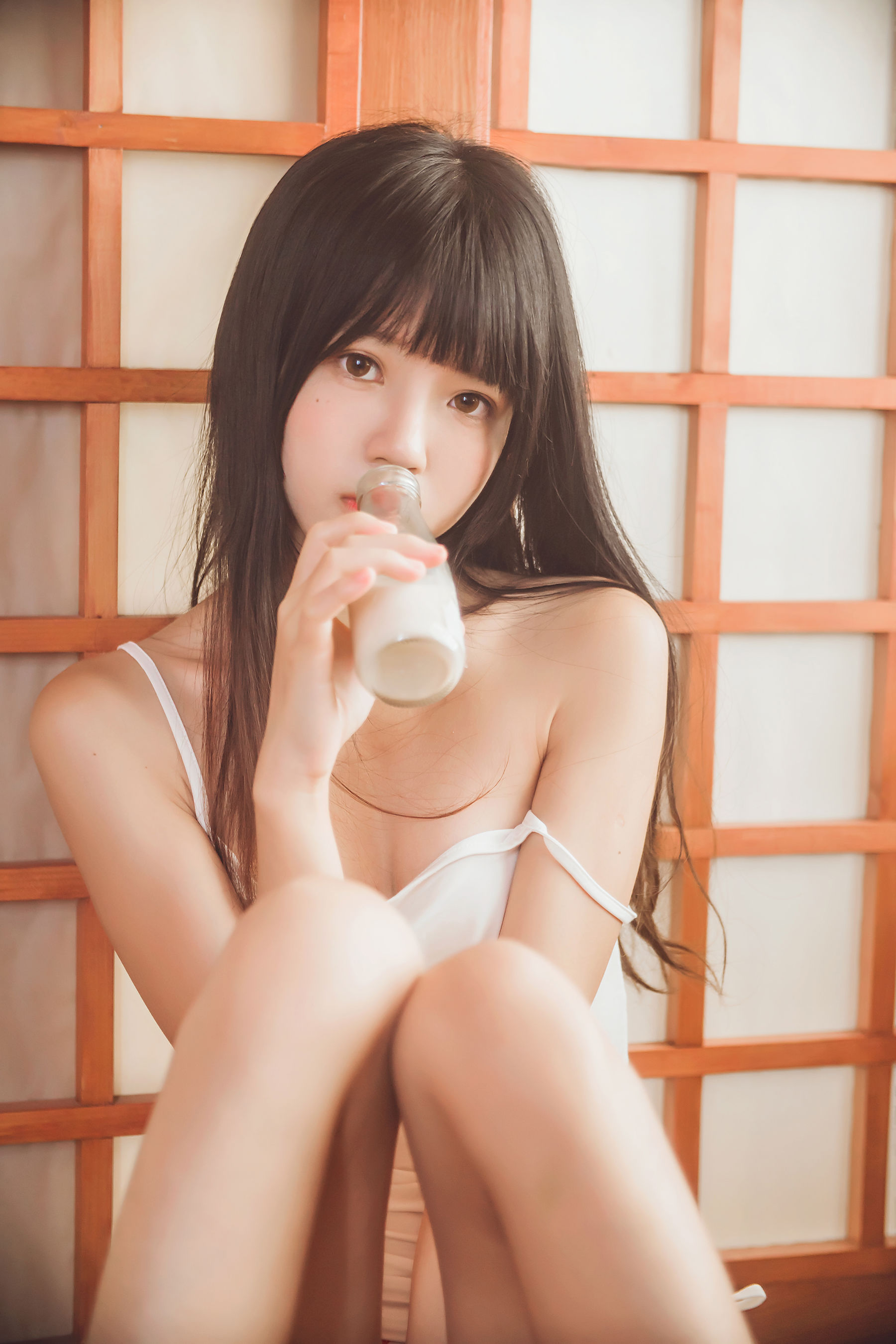 桜桃喵《小背心换水手服》 Cosplay-第95张