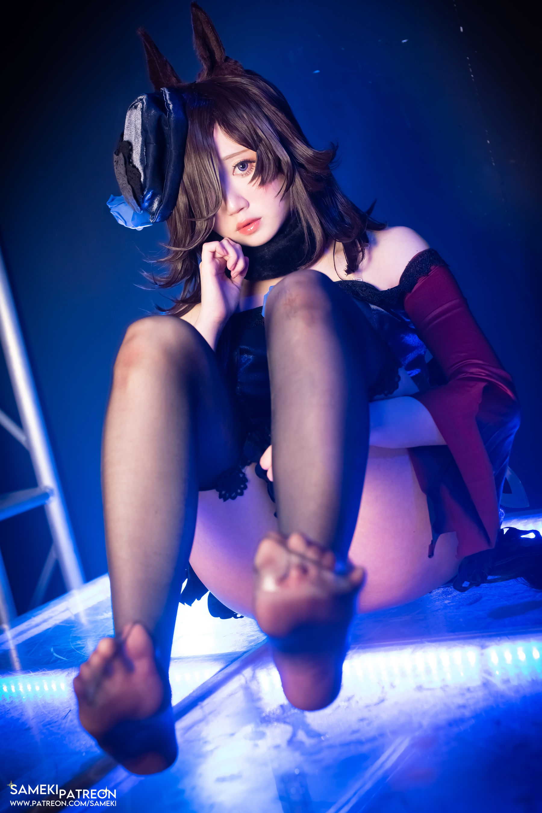 Sameki – うま娘 ライスシャワー Cosplay-第34张