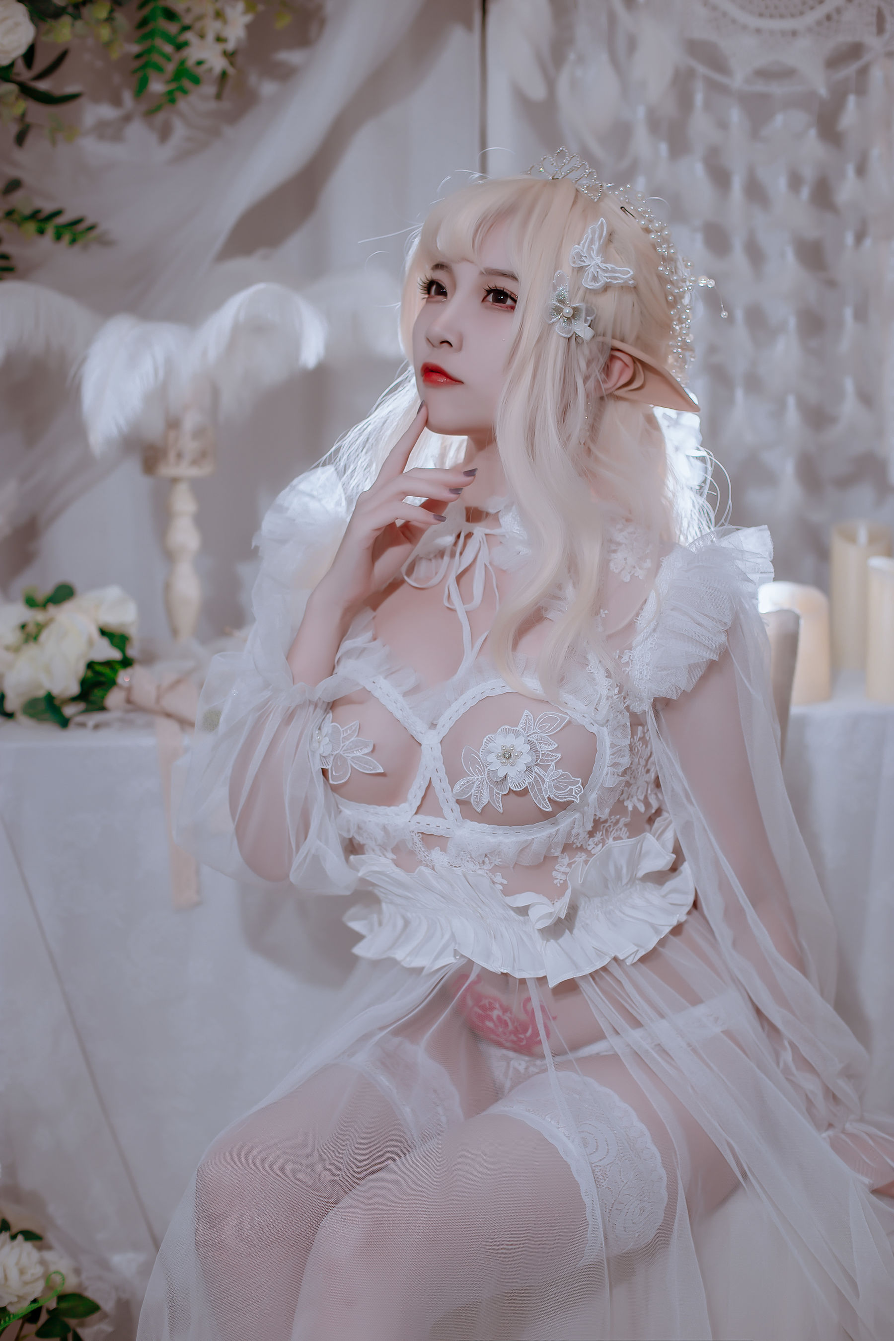 人气Coser二佐Nisa – 精灵公主 Cosplay-第28张