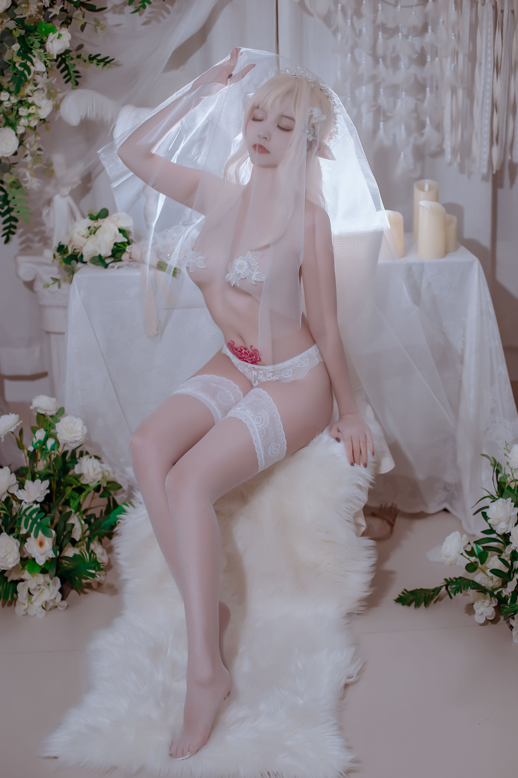 人气Coser二佐Nisa – 精灵公主 Cosplay-第34张