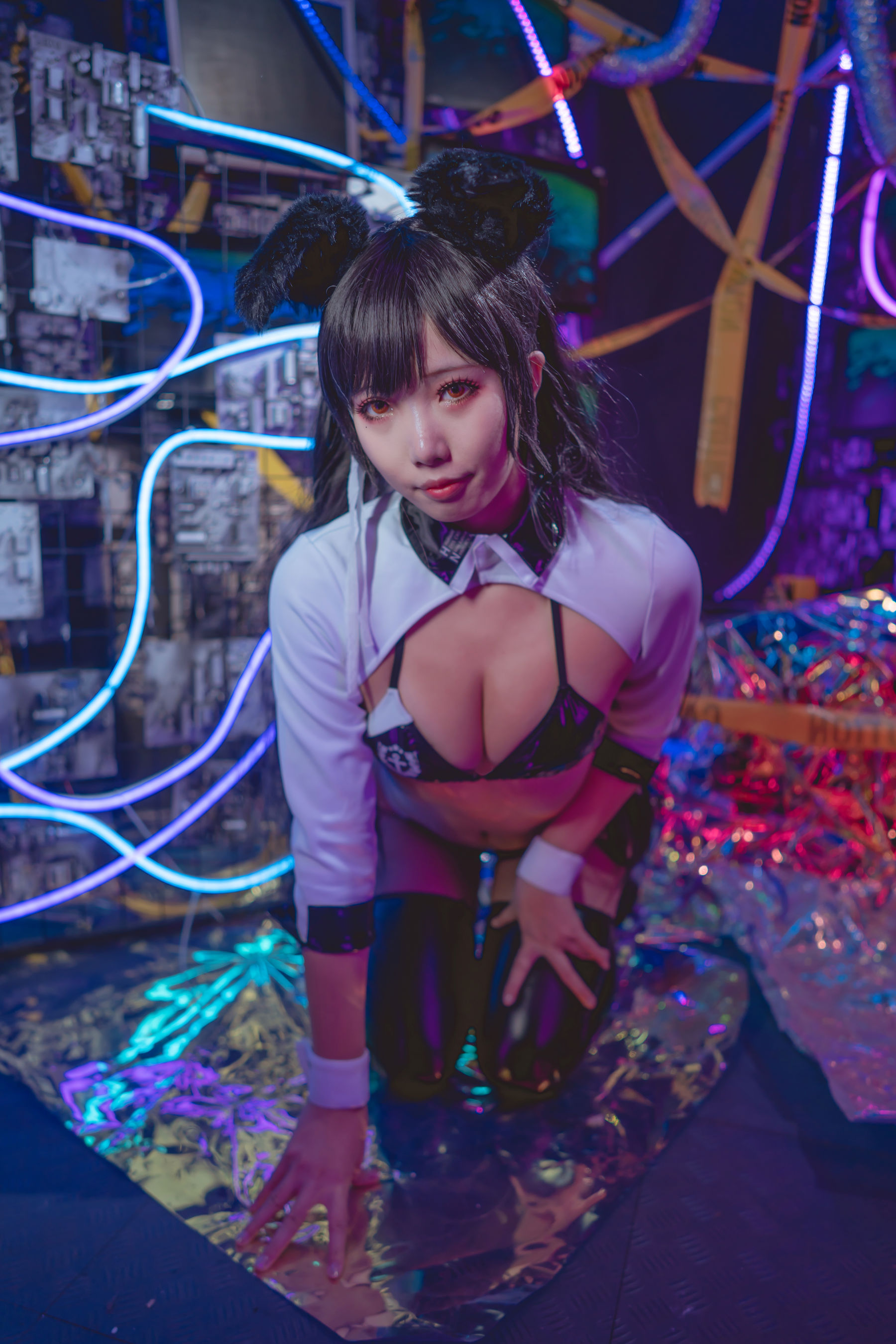 动漫博主墨玉-M – 爱宕机车服 Cosplay-第35张