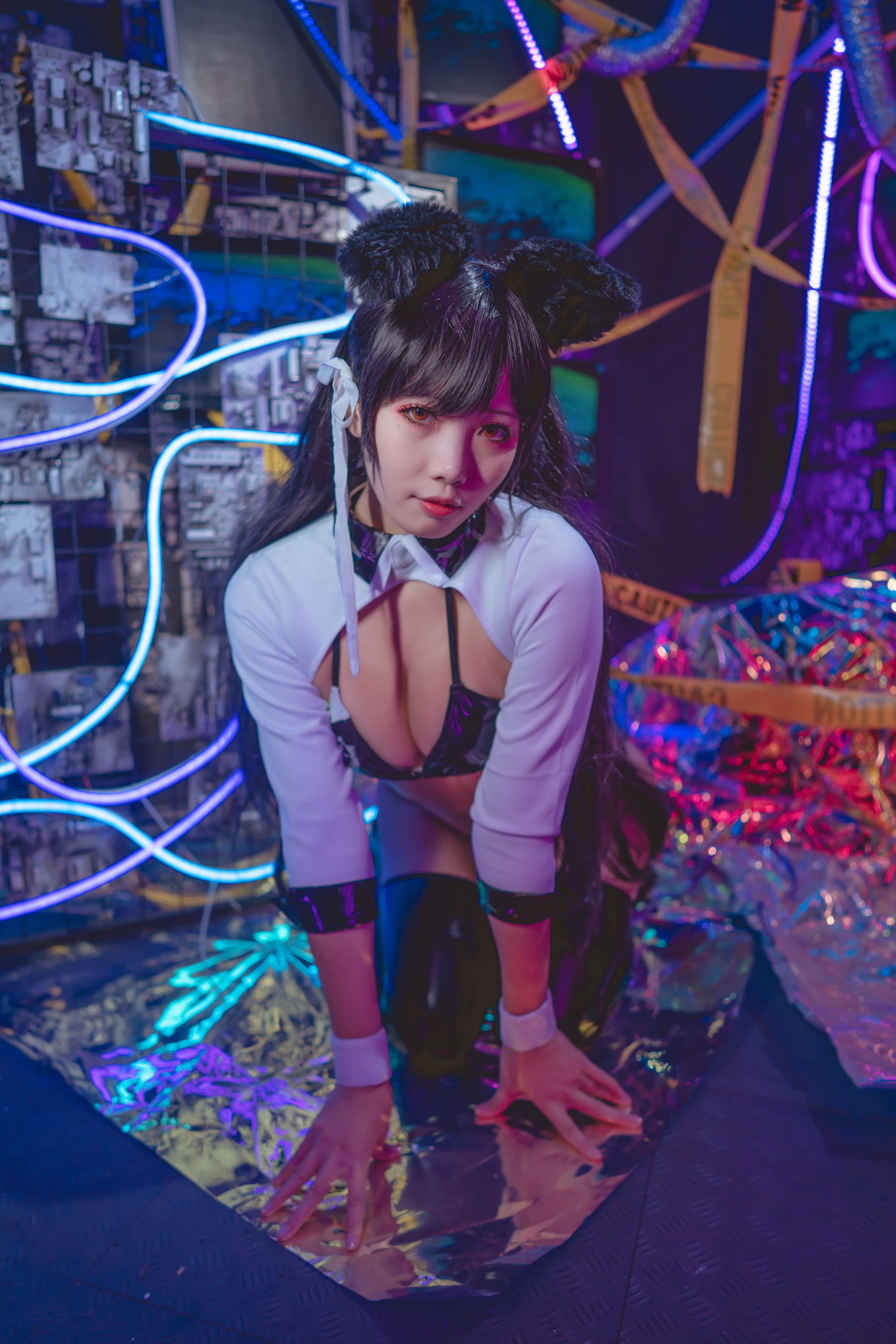 动漫博主墨玉-M – 爱宕机车服 Cosplay-第38张