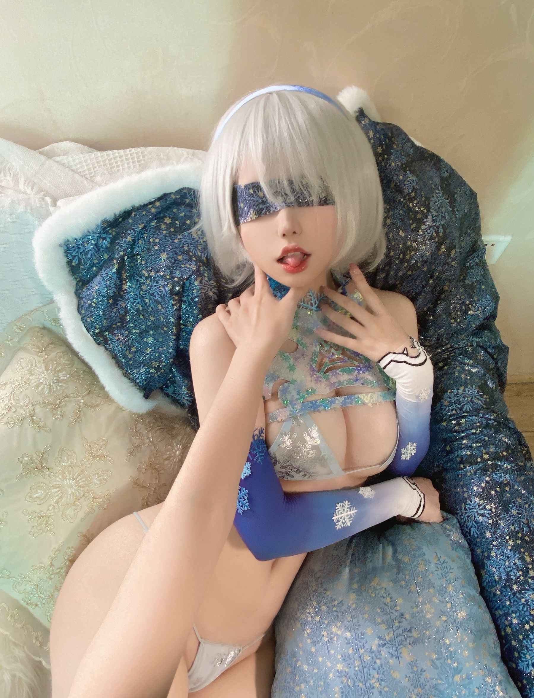 一北亦北 – 2B冰雪同人 Cosplay-第20张