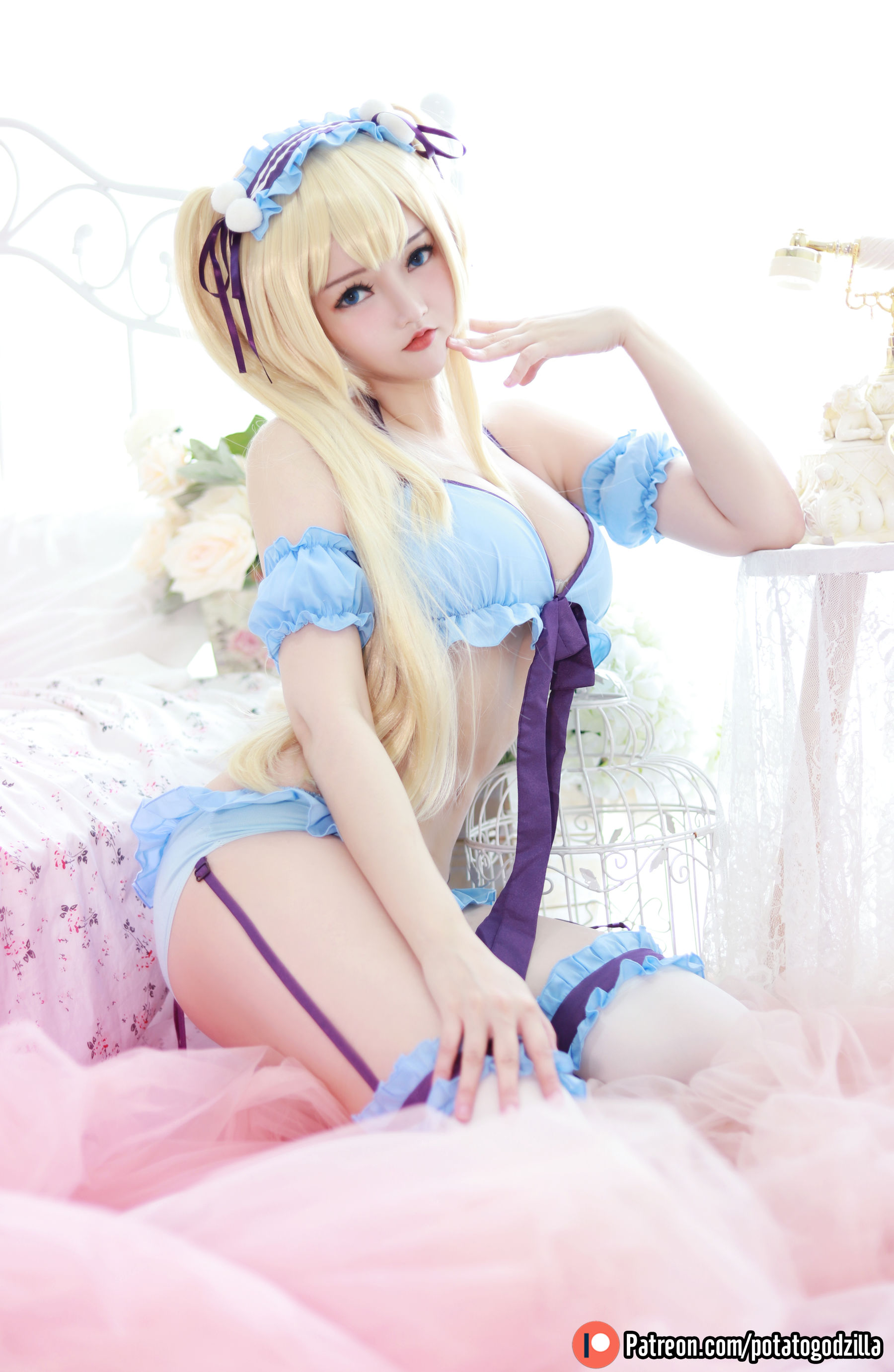 Coser小姐姐Potato Godzilla – Eriri Spencer Sawamura Cosplay-第1张
