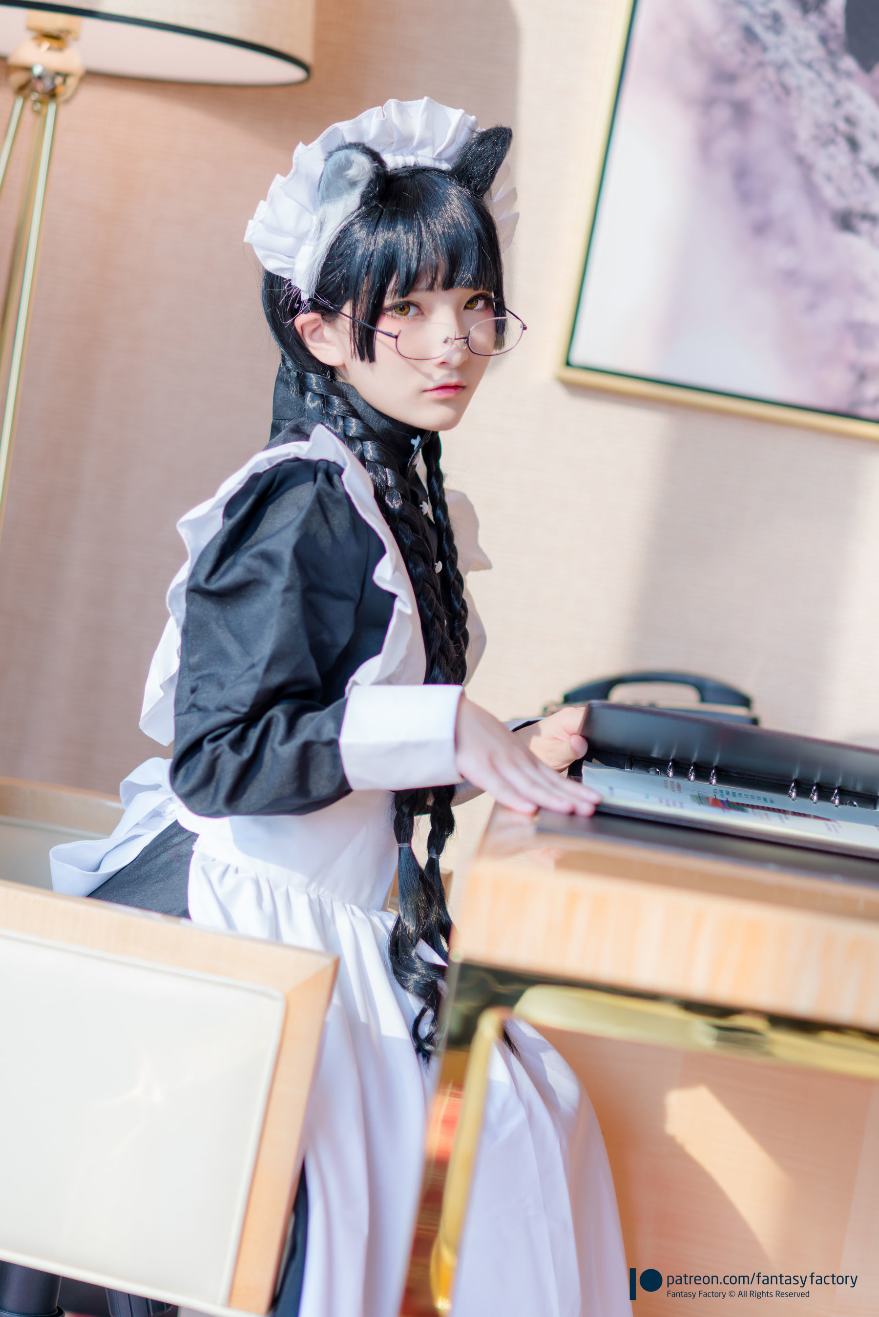 [Fantasy Factory] 小丁Cosplay – 黑猫女仆 Cosplay-第31张