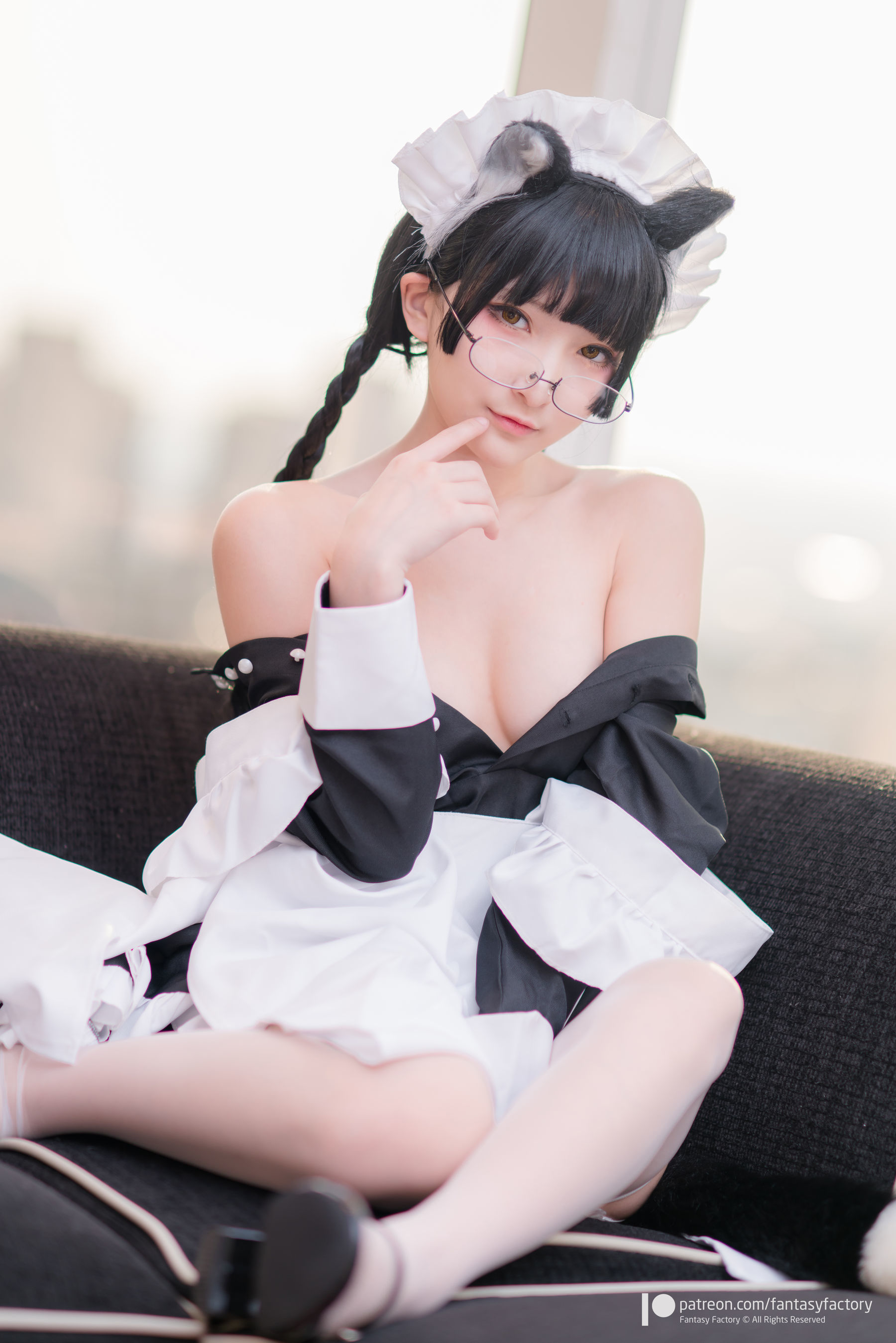 [Fantasy Factory] 小丁Cosplay – 黑猫女仆 Cosplay-第34张
