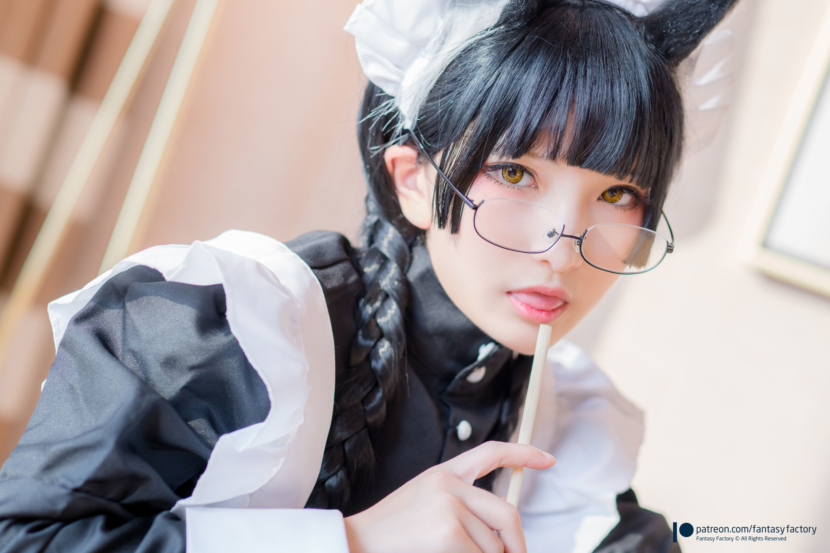 [Fantasy Factory] 小丁Cosplay – 黑猫女仆 Cosplay-第36张