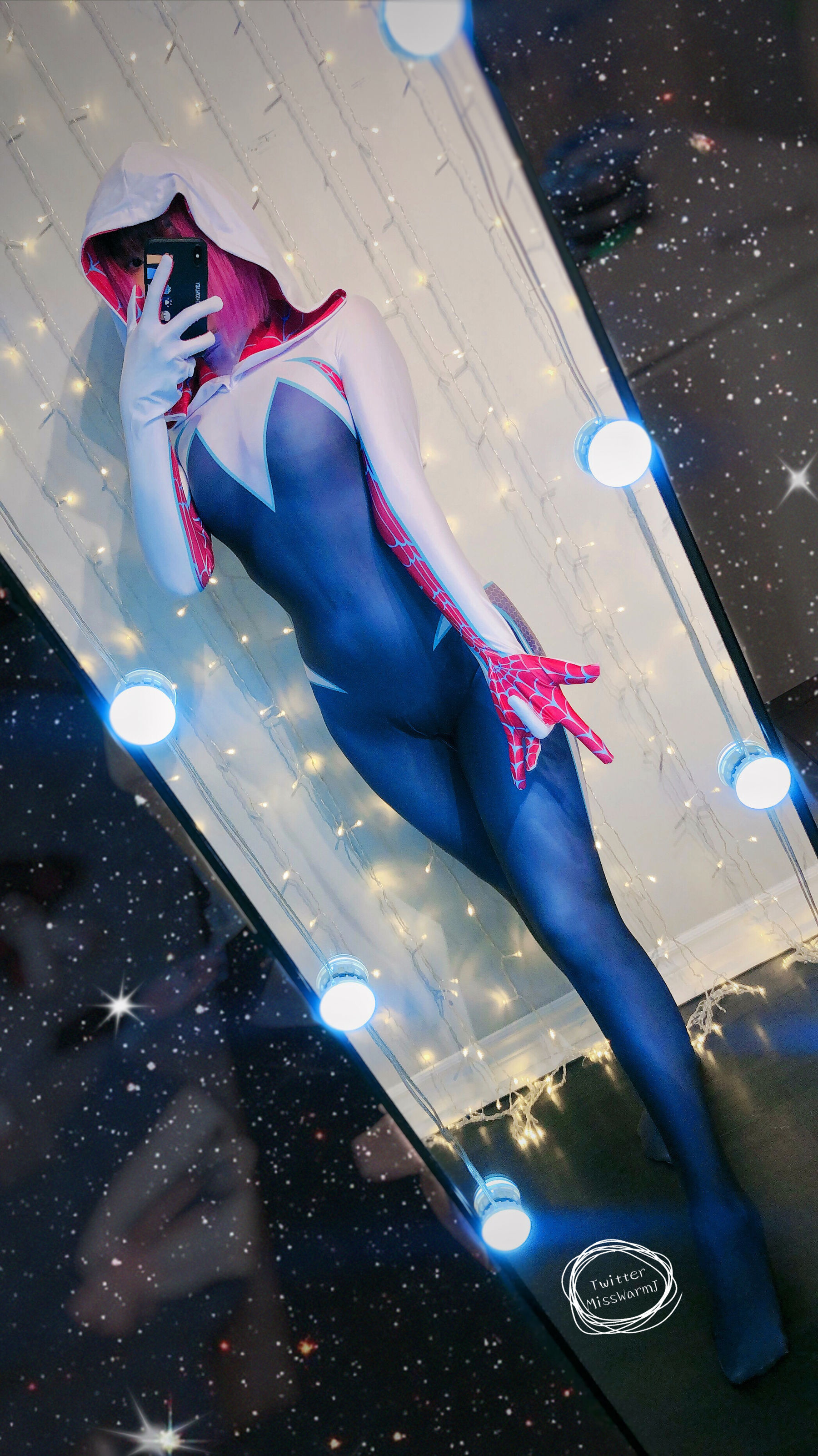 MisswarmJ – Spider Gwen Cosplay-第19张