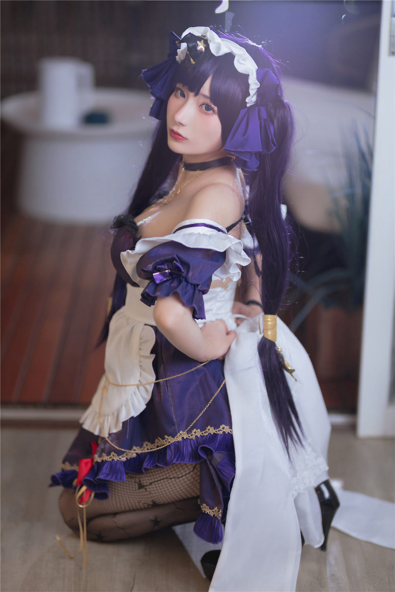 是三不是世w – 原神莫娜女仆 Cosplay-第29张
