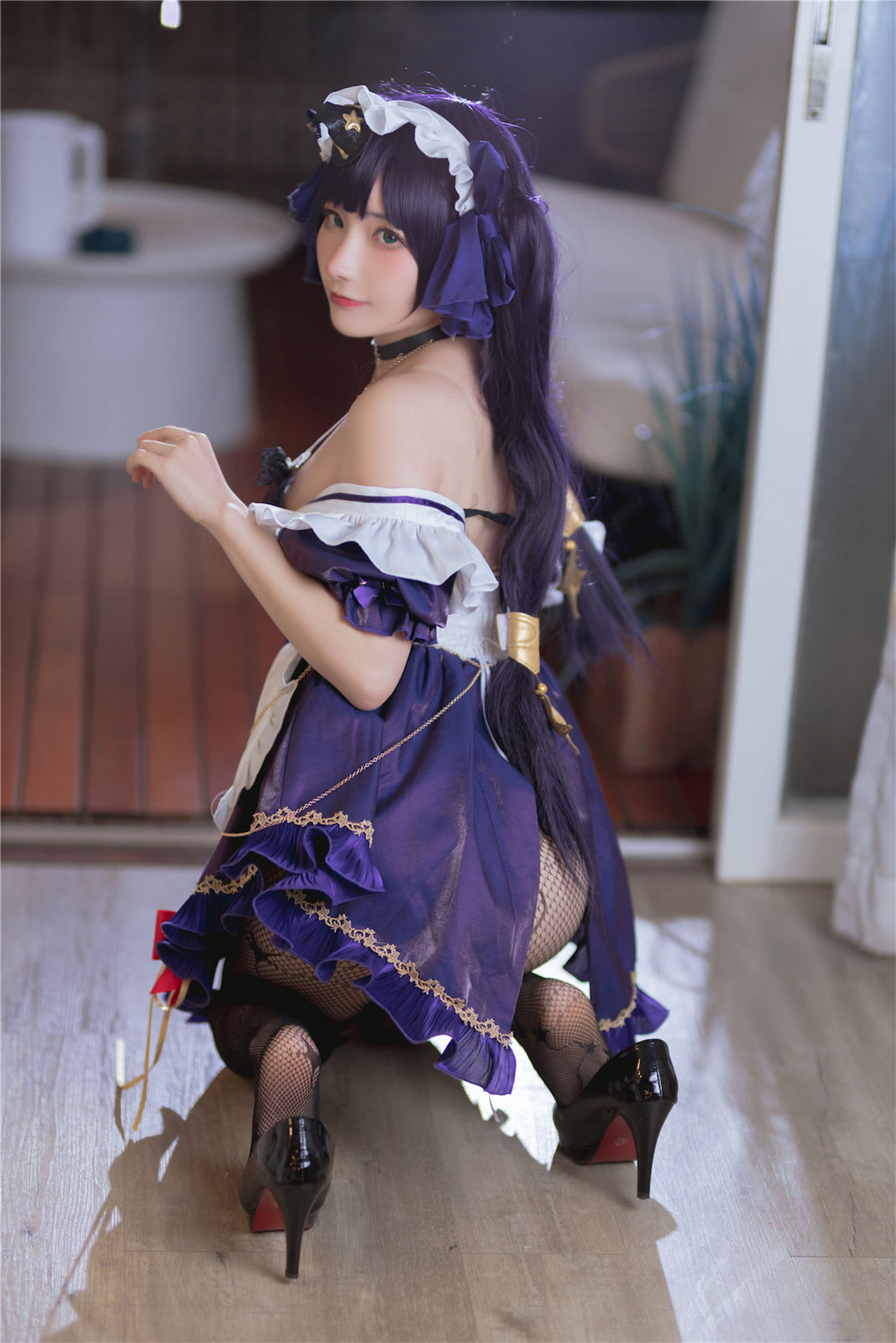 是三不是世w – 原神莫娜女仆 Cosplay-第31张