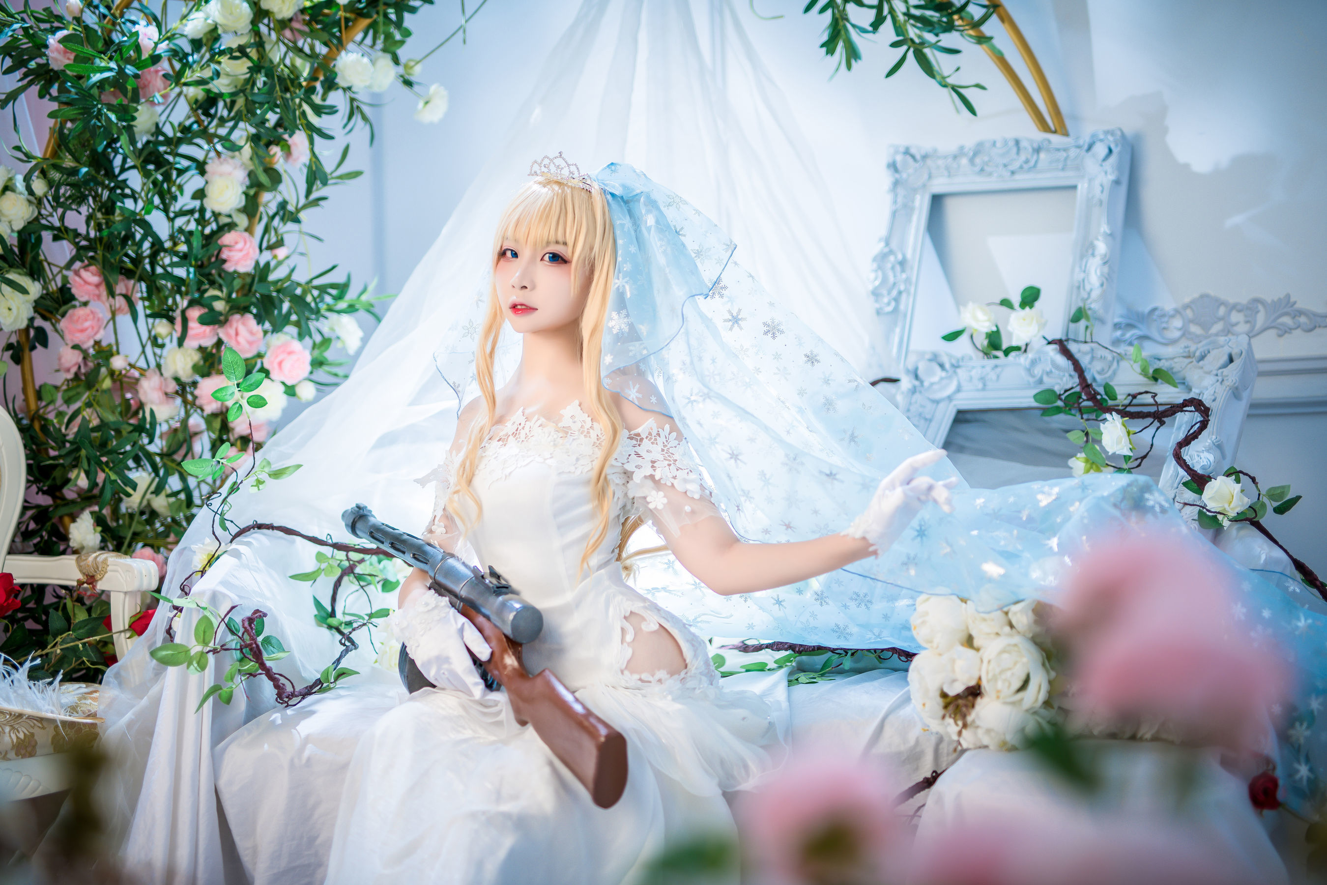 人气Coser二佐Nisa 花嫁 Cosplay-第13张
